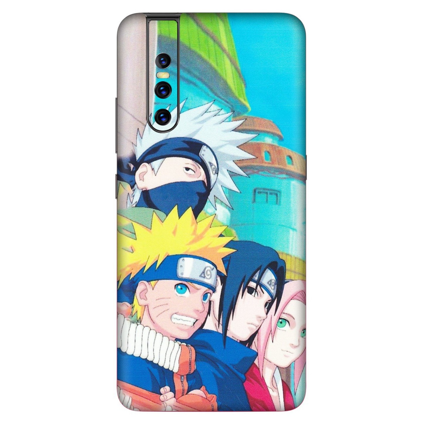 VIVO Z/V/X/T/U/S Series Phone Skins (All Models) - Team Minato And Kakashi - Matte Finish (M-101) Vivo V15 Pro
