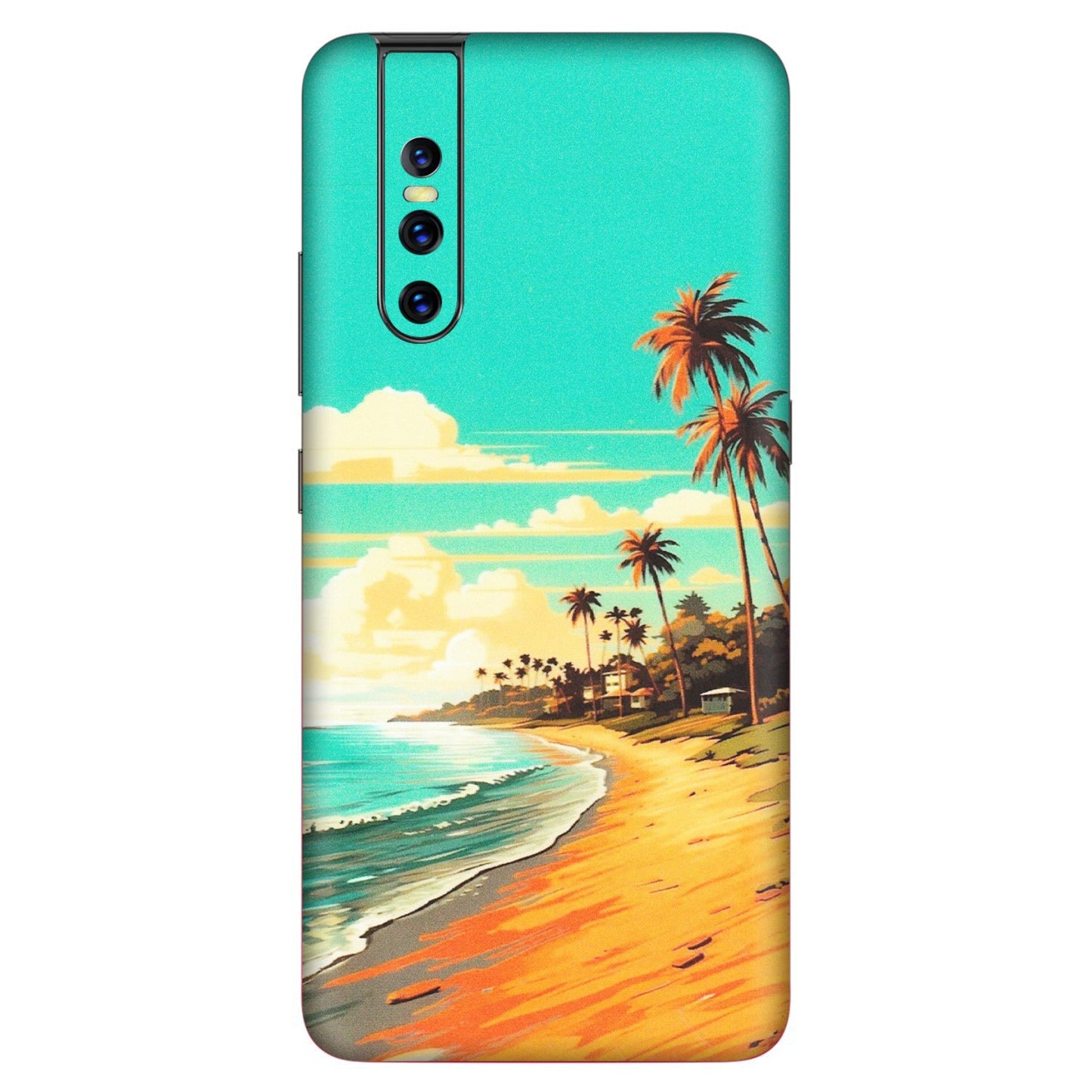 VIVO Z/V/X/T/U/S Series Phone Skins (All Models) - Miami Beach - Matte Finish (M-136) Vivo V15 Pro