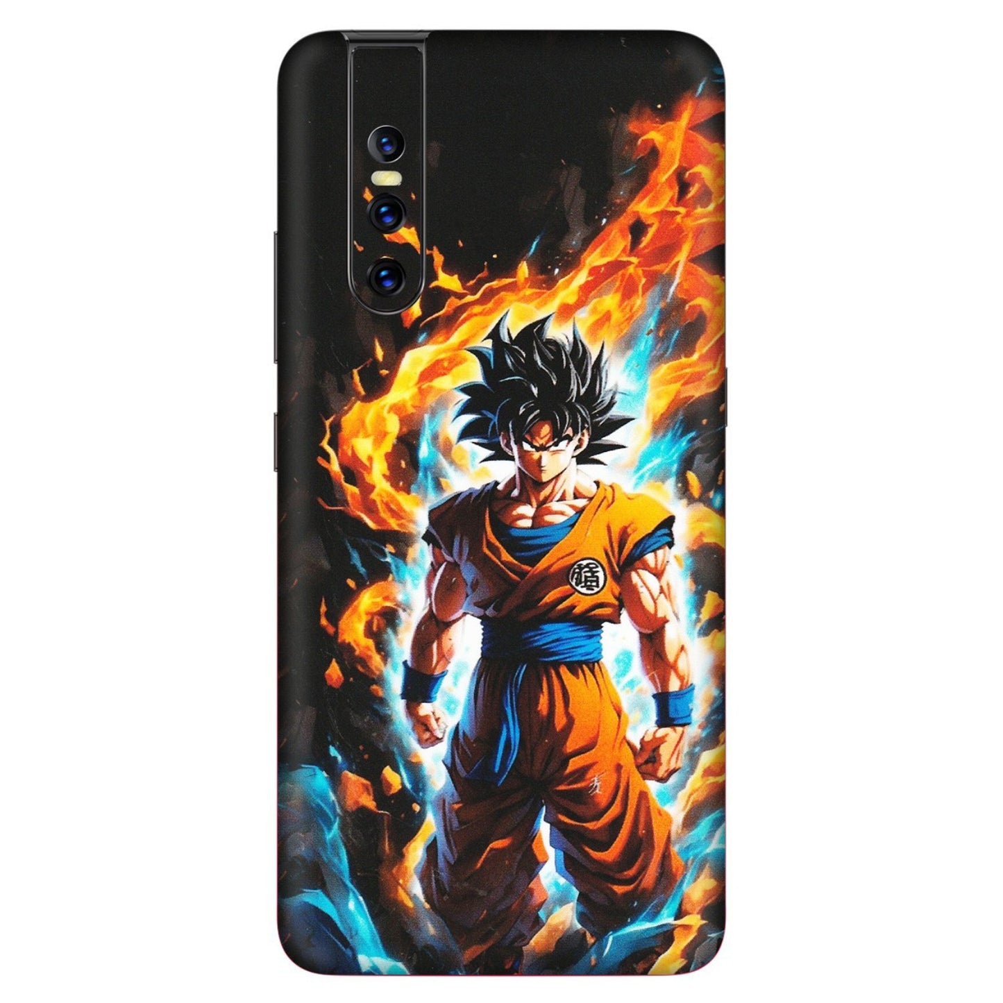 VIVO Z/V/X/T/U/S Series Phone Skins (All Models) - Goku Transformation Anime - Matte Finish (M-159) Vivo V15 Pro