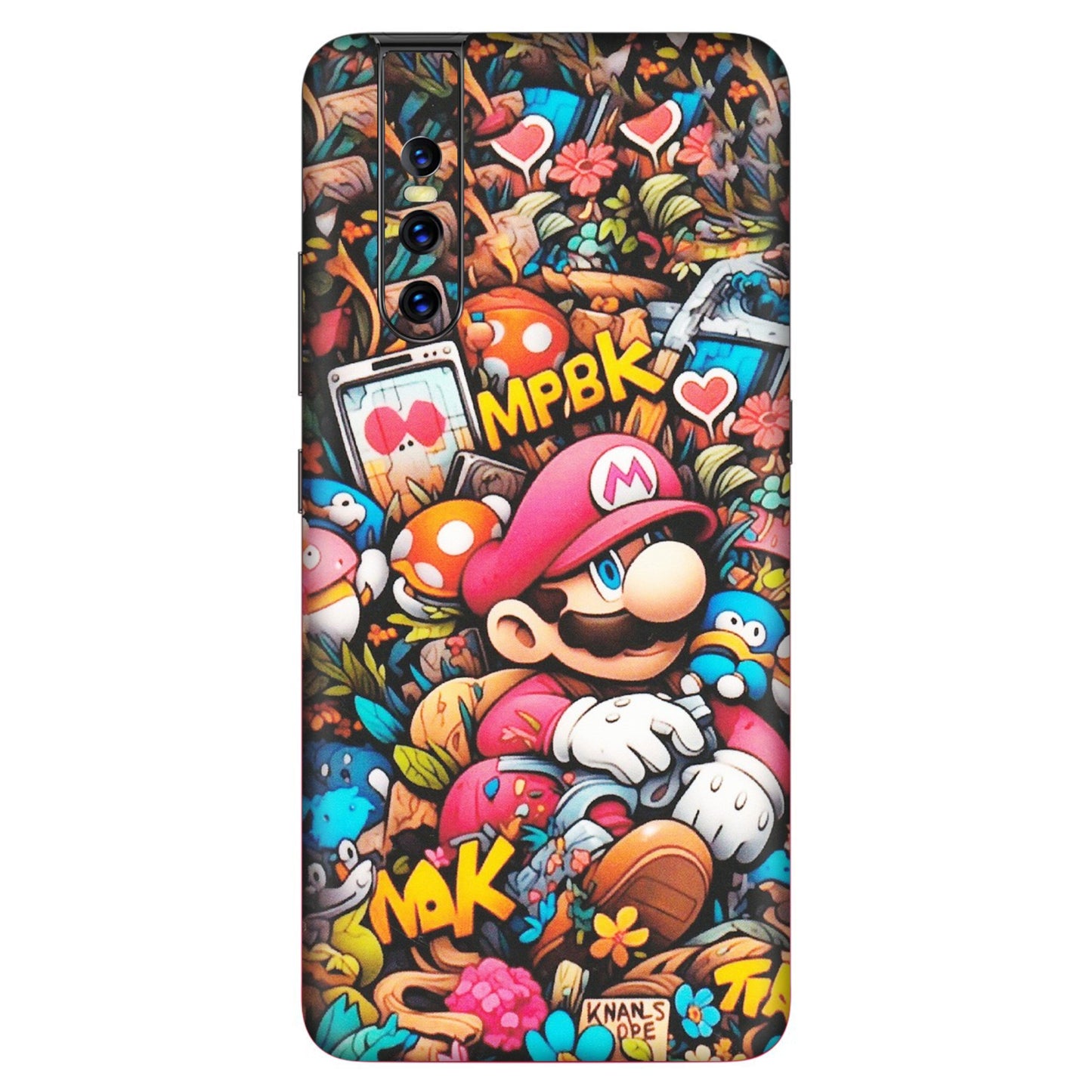 VIVO Z/V/X/T/U/S Series Phone Skins (All Models) - Super Mario Bros Artistic - Matte Finish (M-173) Vivo V15 Pro
