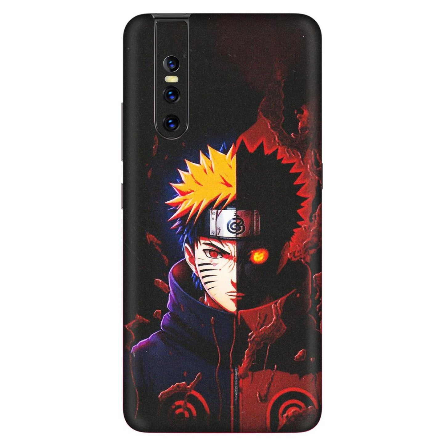 VIVO Z/V/X/T/U/S Series Phone Skins (All Models) - Naruto X Evil - Matte Finish (M-70) Vivo V15 Pro