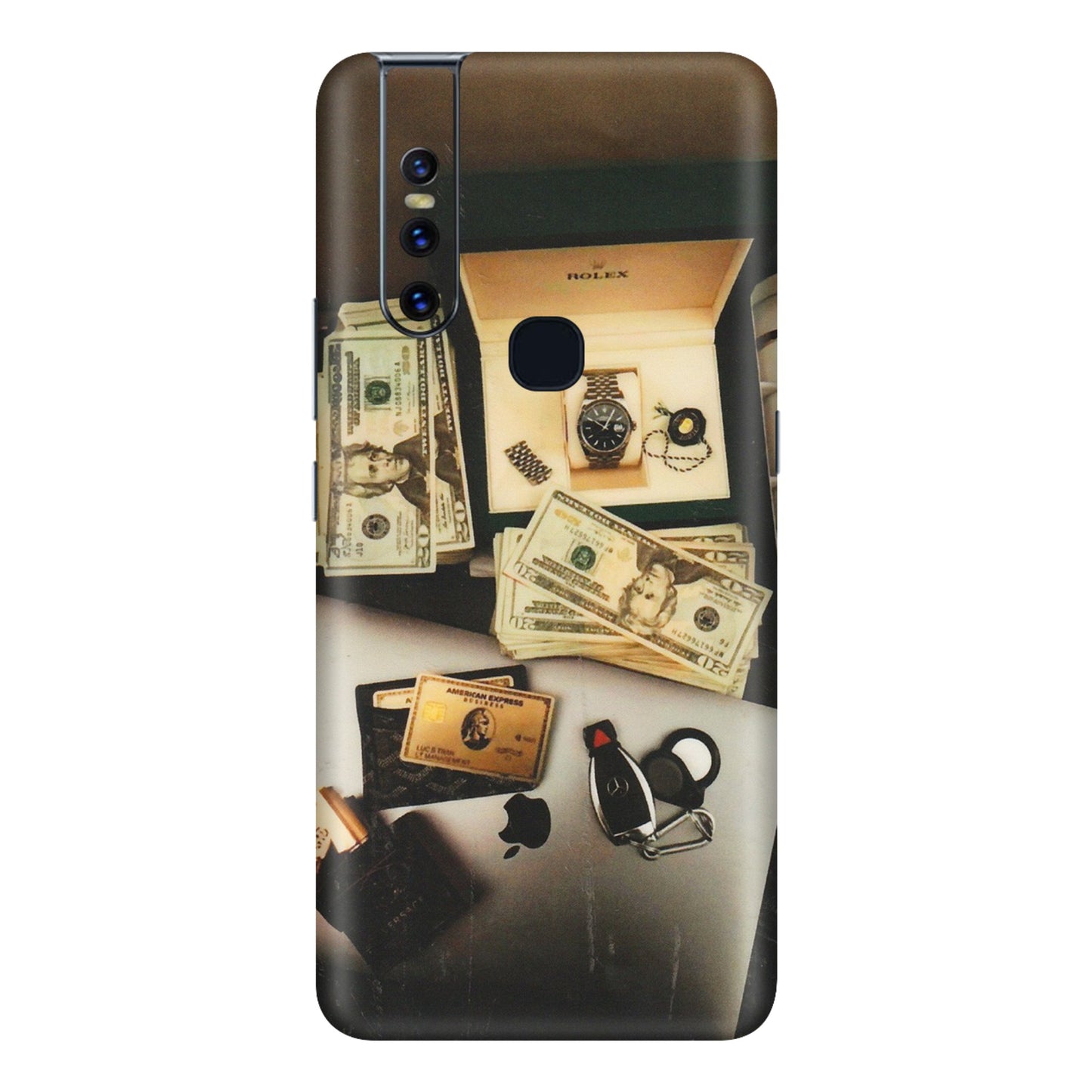 VIVO Z/V/X/T/U/S Series Phone Skins (All Models) - Luxury Lifestyle - Transparent Finish (T-11) Vivo V15