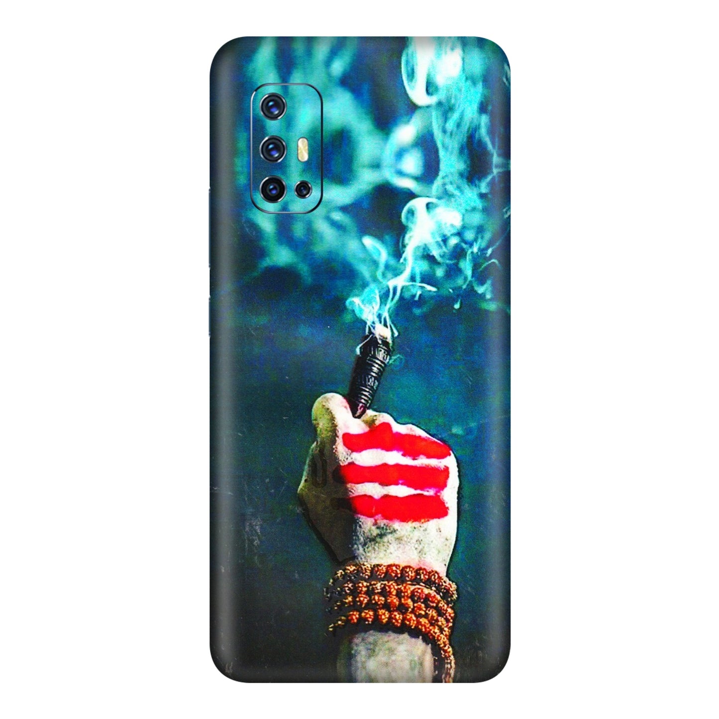 VIVO Z/V/X/T/U/S Series Phone Skins (All Models) - Mahadev Bhakt - 3D Embossed Finish (L-146) Vivo V17