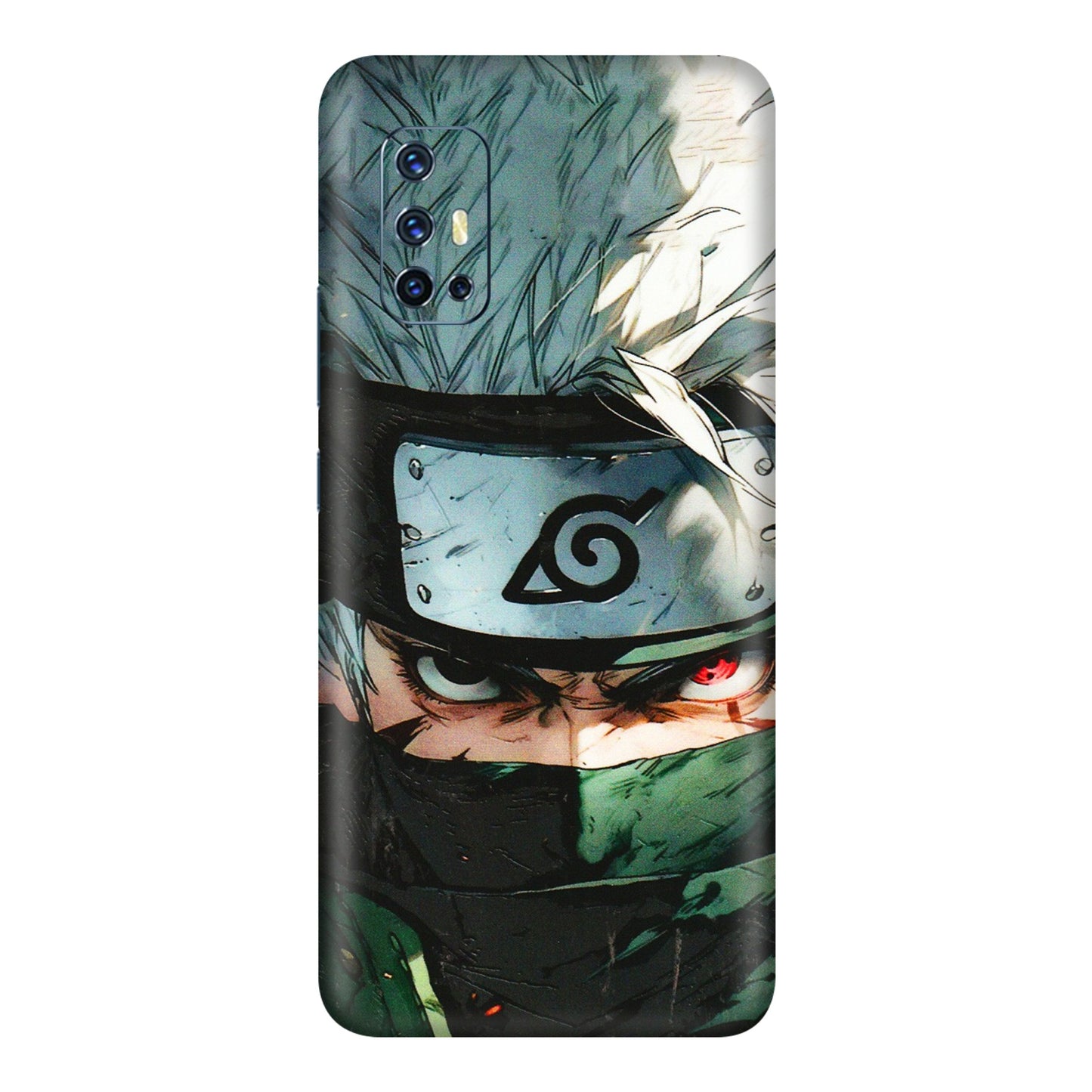 VIVO Z/V/X/T/U/S Series Phone Skins (All Models) - Kakashi Red Eye Focus - 3D Embossed Finish (L-227) Vivo V17