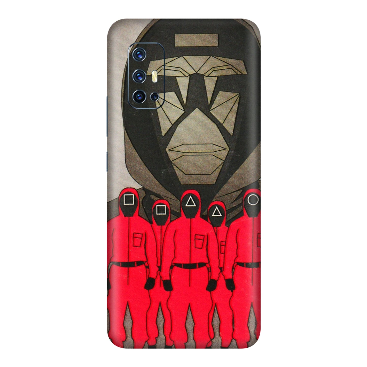 VIVO Z/V/X/T/U/S Series Phone Skins (All Models) - Squid Game Hero - 3D Embossed Finish (L-245) Vivo V17