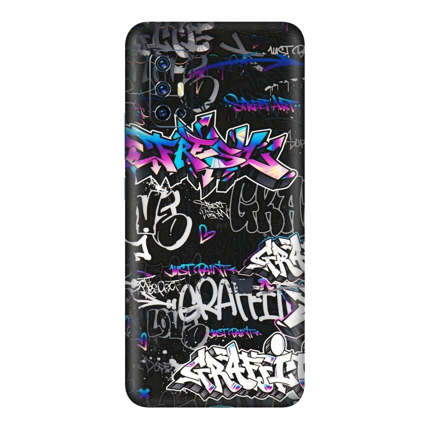 VIVO Z/V/X/T/U/S Series Phone Skins (All Models) - Graffiti Killer - 3D Embossed Finish (L-274) Vivo V17