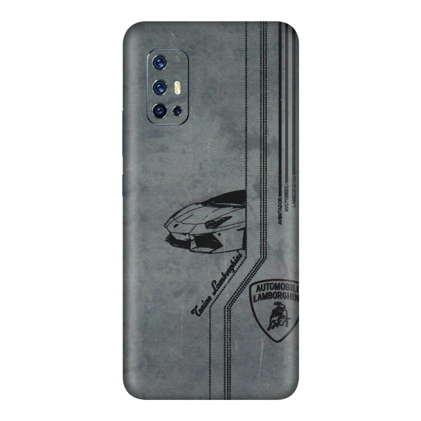 VIVO Z/V/X/T/U/S Series Phone Skins (All Models) - New Lamborgini Aventador - 3D Embossed Finish (L-321) Vivo V17