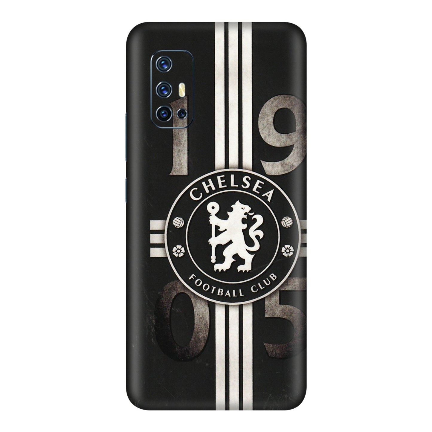 VIVO Z/V/X/T/U/S Series Phone Skins (All Models) - Chelsea Fan Club - 3D Embossed Finish (L-36) Vivo V17