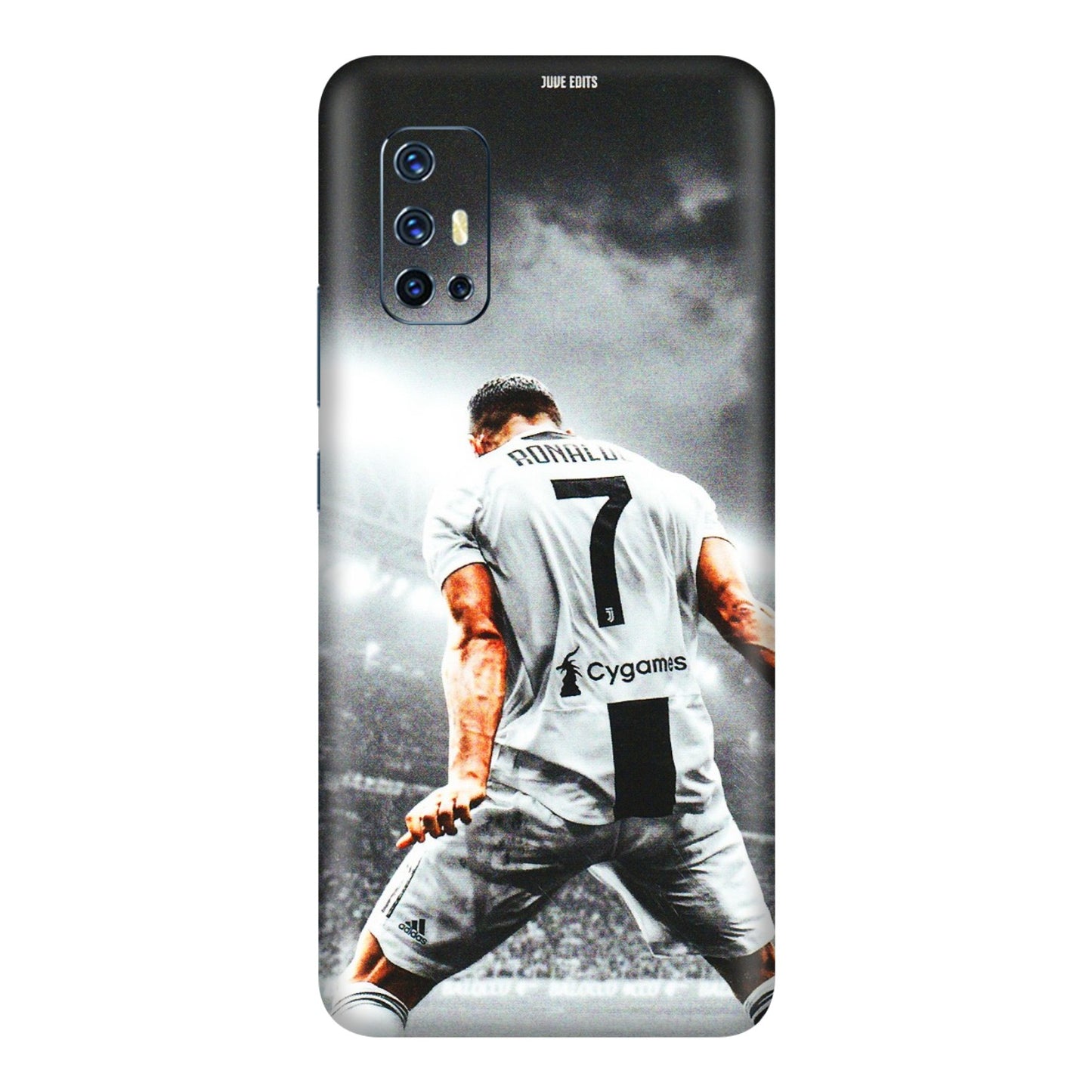 VIVO Z/V/X/T/U/S Series Phone Skins (All Models) - Ronaldo CR7 Crazy - 3D Embossed Finish (L-44) Vivo V17