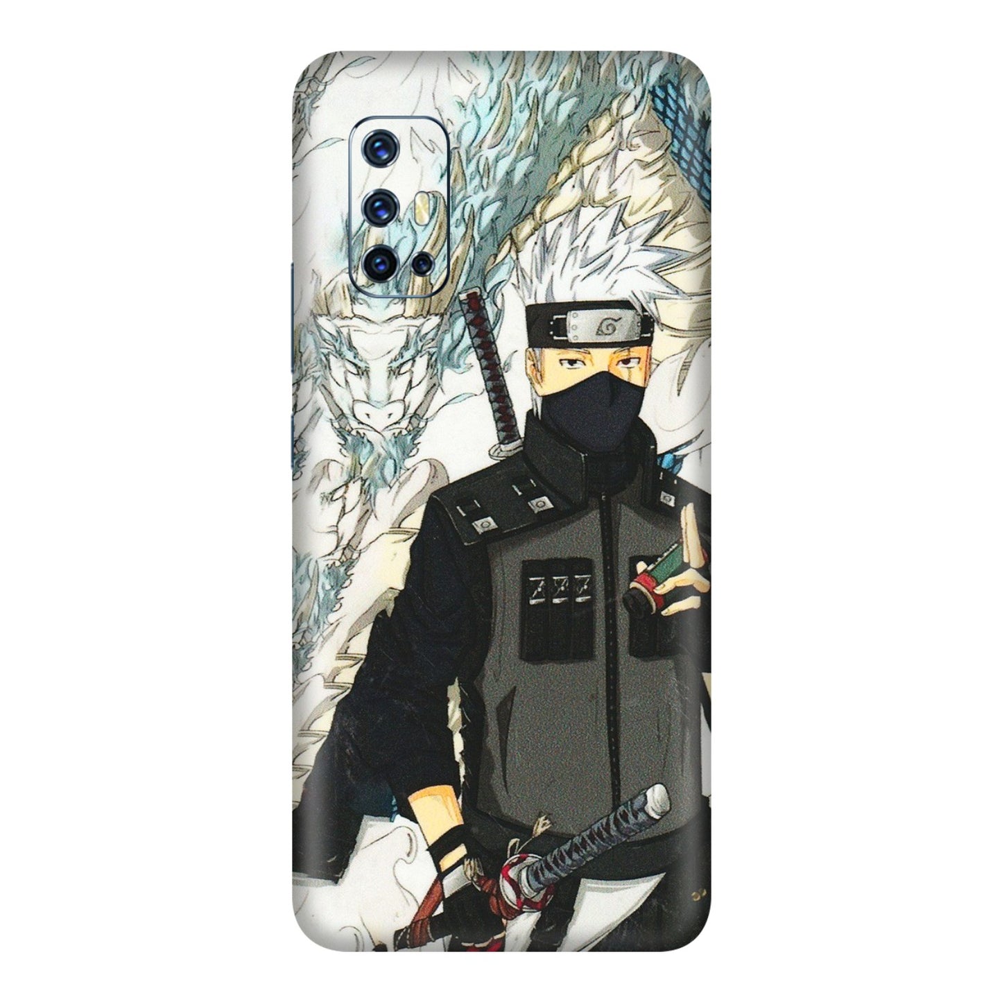 VIVO Z/V/X/T/U/S Series Phone Skins (All Models) - Kakashi Hatake Naruto Anime - 3D Embossed Finish (L-46) Vivo V17