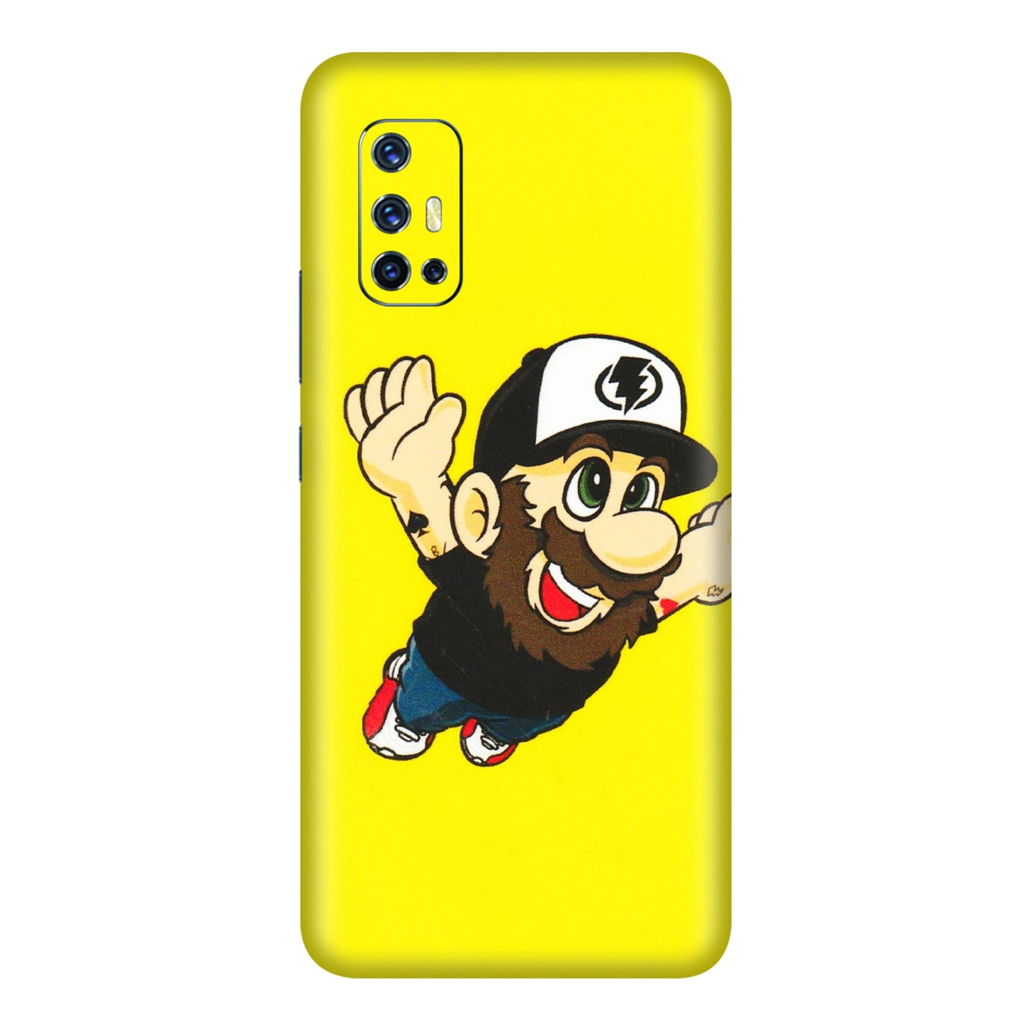 VIVO Z/V/X/T/U/S Series Phone Skins (All Models) - Flying Beardo - 3D Embossed Finish (L-60) Vivo V17