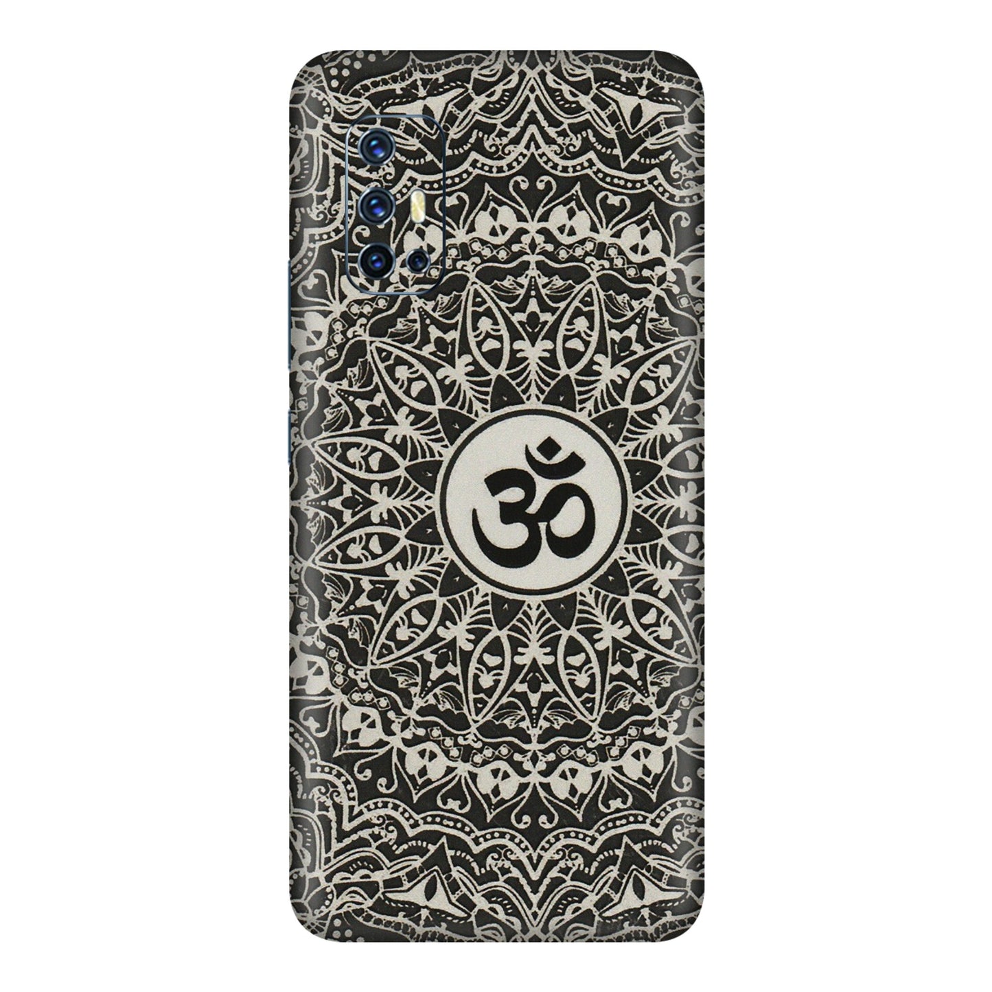 VIVO Z/V/X/T/U/S Series Phone Skins (All Models) - Aum Elegant Mandala - 3D Embossed Finish (L-62) Vivo V17