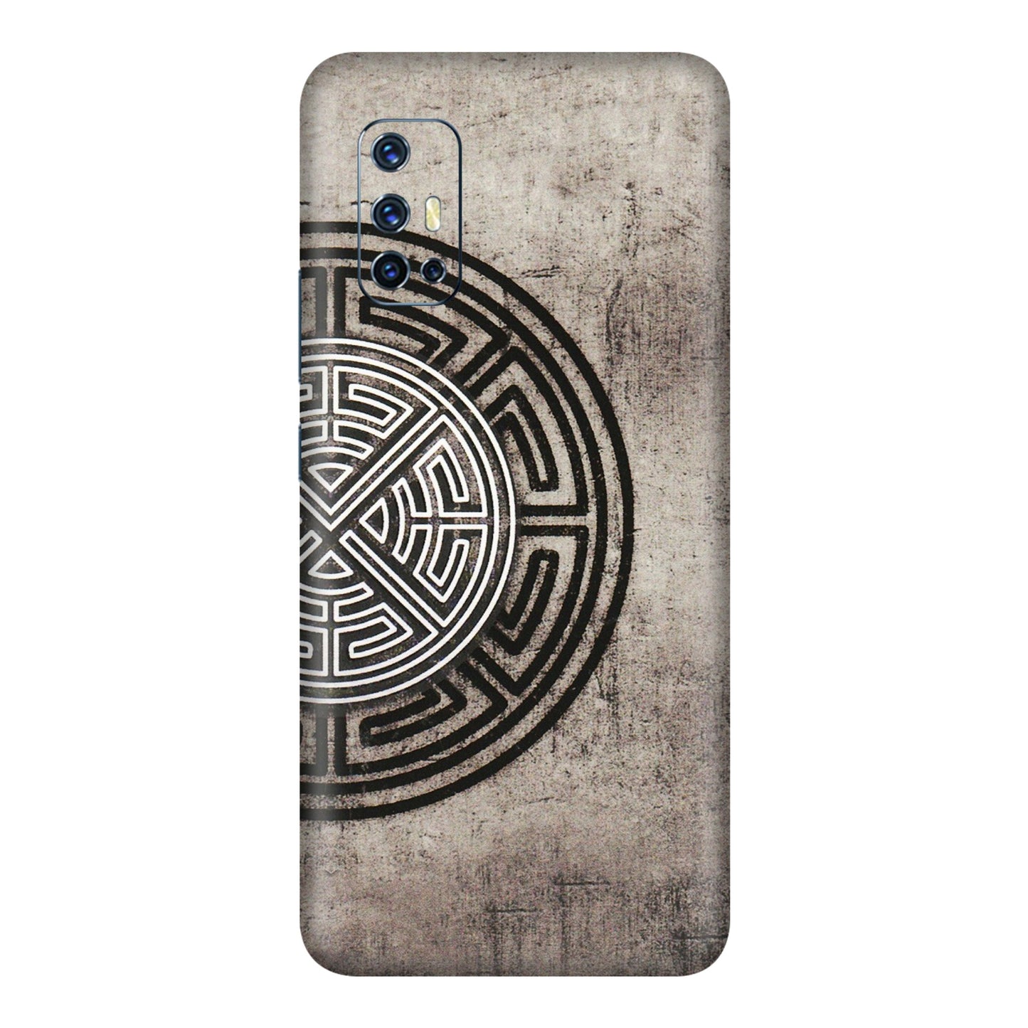 VIVO Z/V/X/T/U/S Series Phone Skins (All Models) - Mysterious Circular Design - 3D Embossed Finish (L-63) Vivo V17