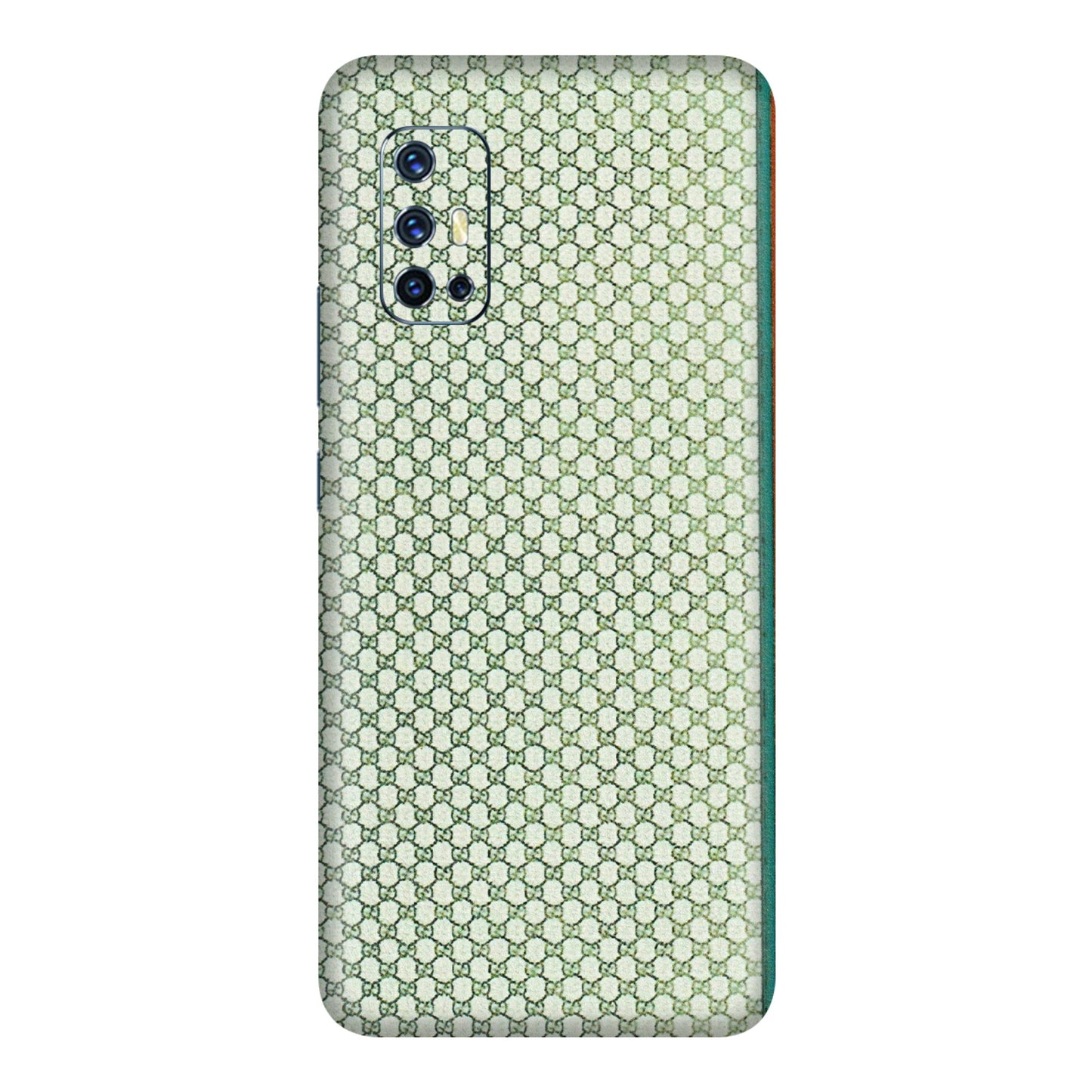 VIVO Z/V/X/T/U/S Series Phone Skins (All Models) - Gucci Fabric Pattern - 3D Embossed Finish (L-73) Vivo V17