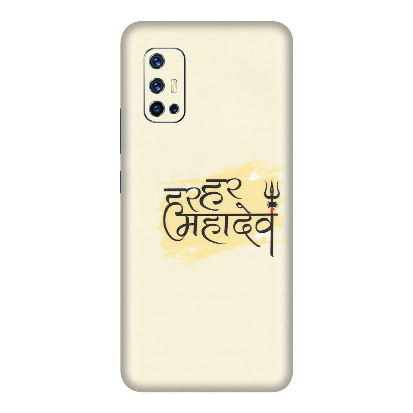 VIVO Z/V/X/T/U/S Series Phone Skins (All Models) - Har Har Mahadev - Matte Finish (M-10) Vivo V17