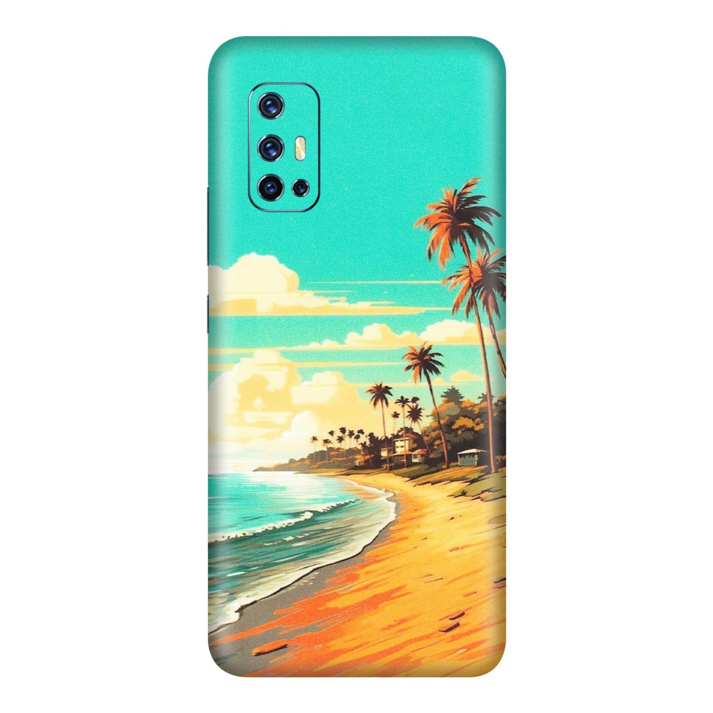 VIVO Z/V/X/T/U/S Series Phone Skins (All Models) - Miami Beach - Matte Finish (M-136) Vivo V17