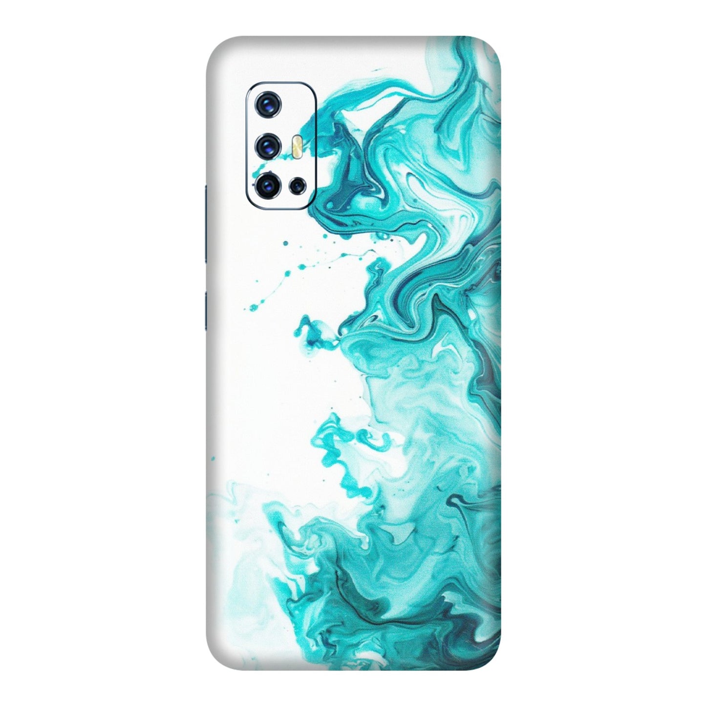 VIVO Z/V/X/T/U/S Series Phone Skins (All Models) - Sky Blue Abstract Colour - Matte Finish (M-146) Vivo V17
