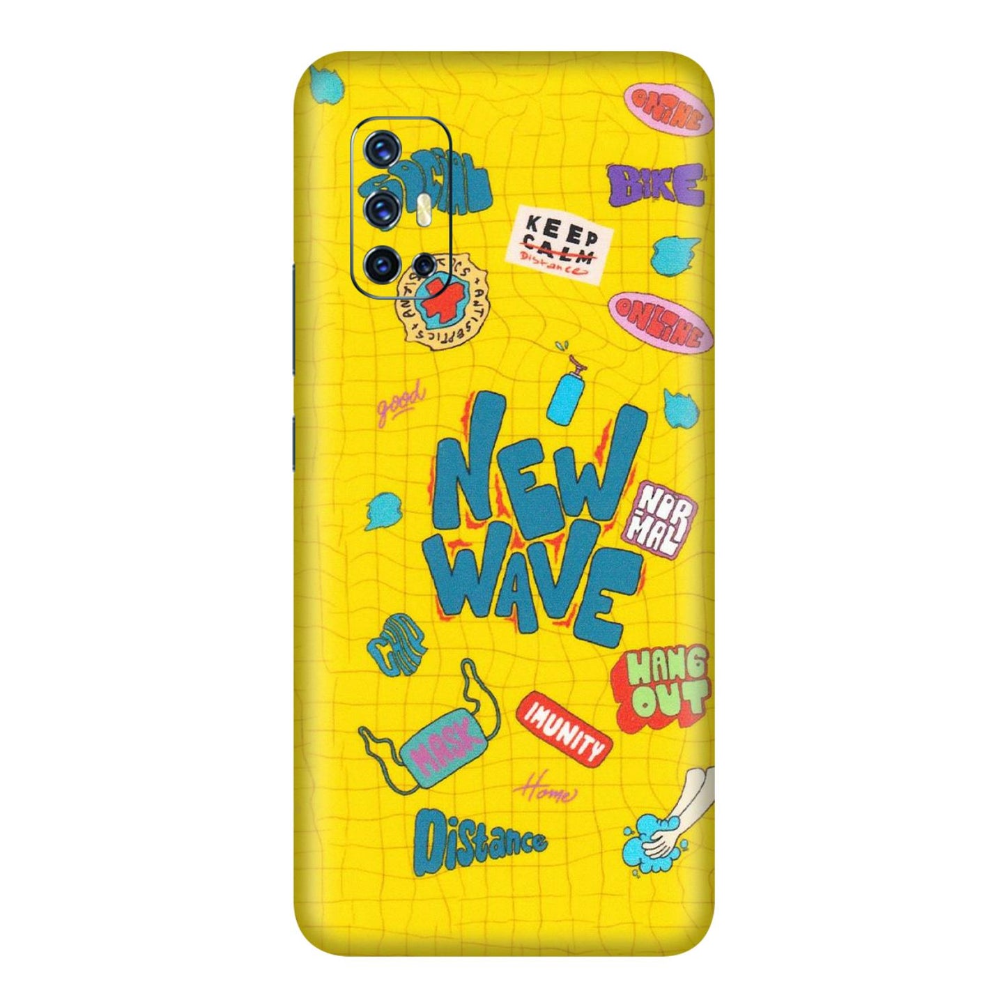 VIVO Z/V/X/T/U/S Series Phone Skins (All Models) - New Wave Life - Matte Finish (M-17) Vivo V17