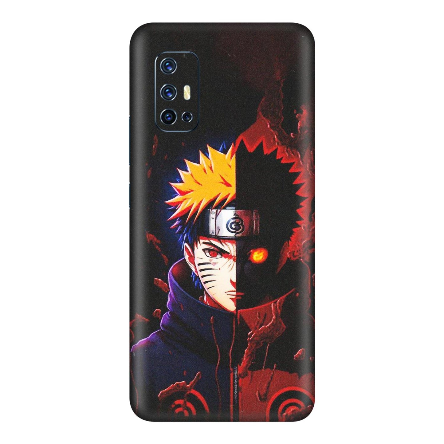 VIVO Z/V/X/T/U/S Series Phone Skins (All Models) - Naruto X Evil - Matte Finish (M-70) Vivo V17