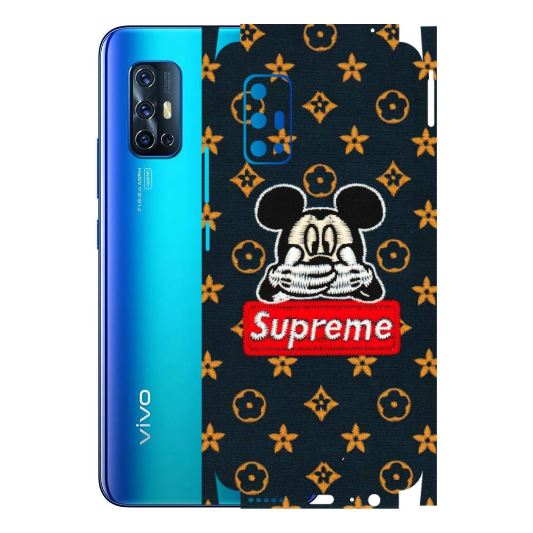VIVO Z/V/X/T/U/S Series Phone Skins (All Models) - Mickey Supreme - Matte Finish (M-83) Vivo V17