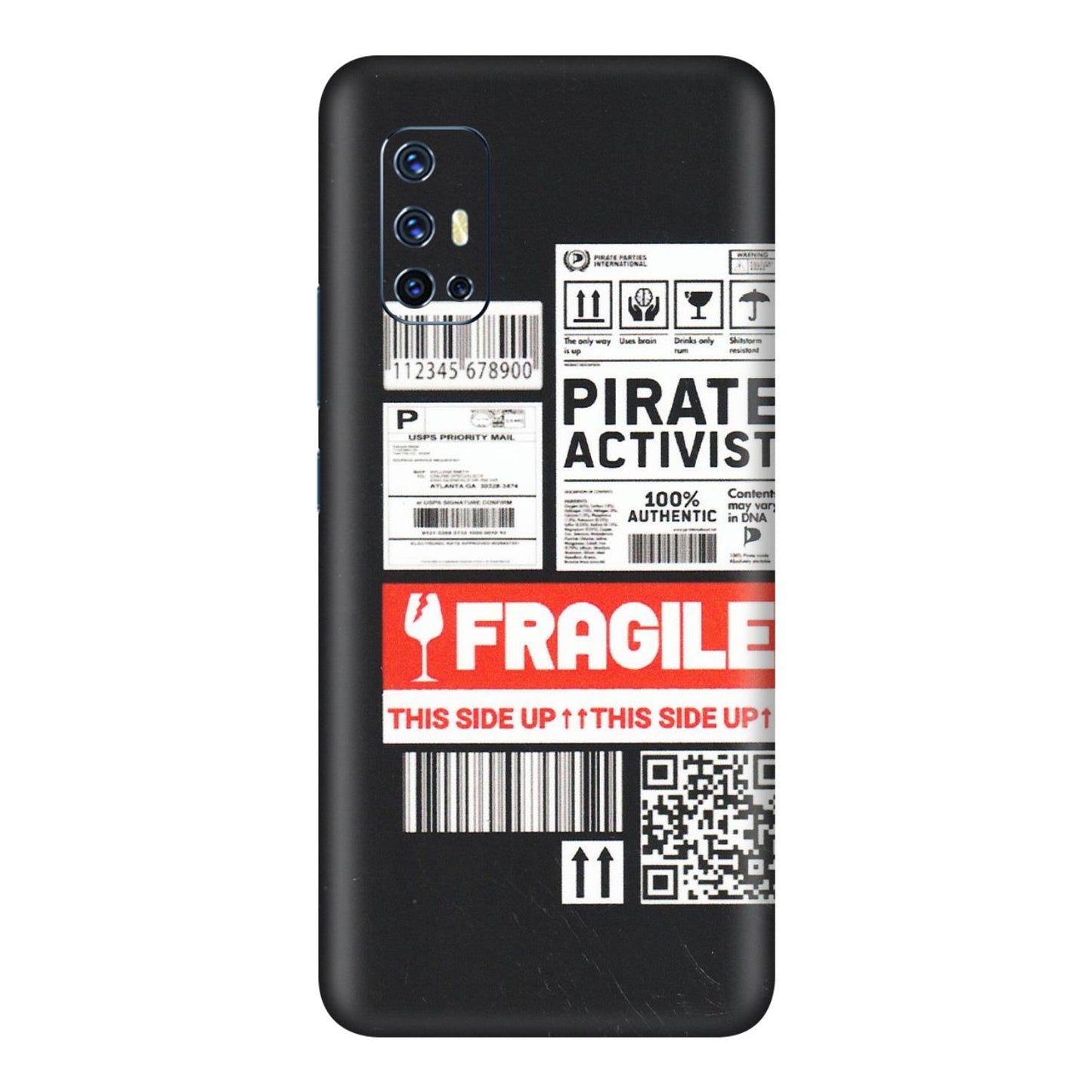 VIVO Z/V/X/T/U/S Series Phone Skins (All Models) - Handle With Care - Matte Finish (M-99) Vivo V17