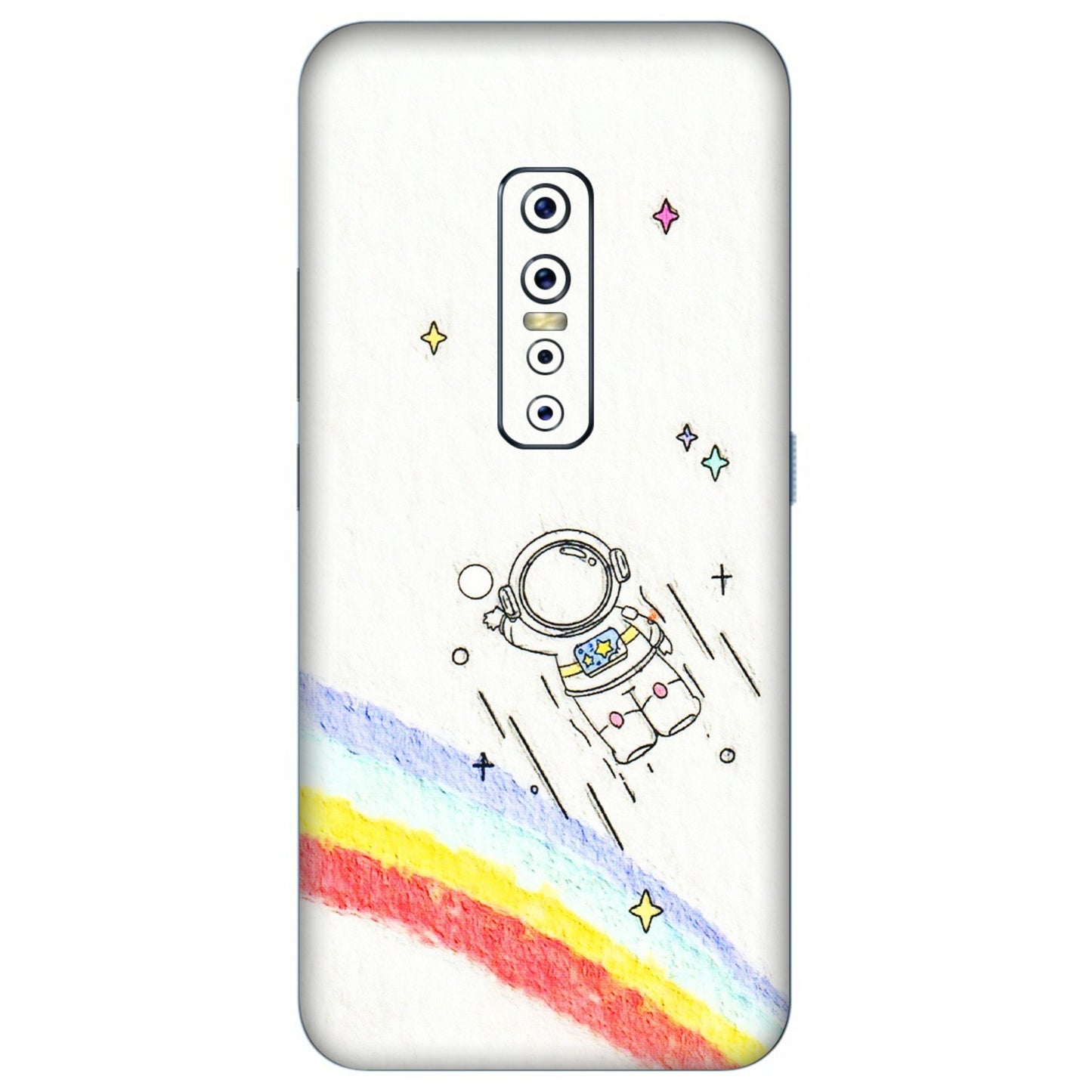 VIVO Z/V/X/T/U/S Series Phone Skins (All Models) - Milkyway Astronaut - 3D Embossed Finish (L-110) Vivo V17 Pro