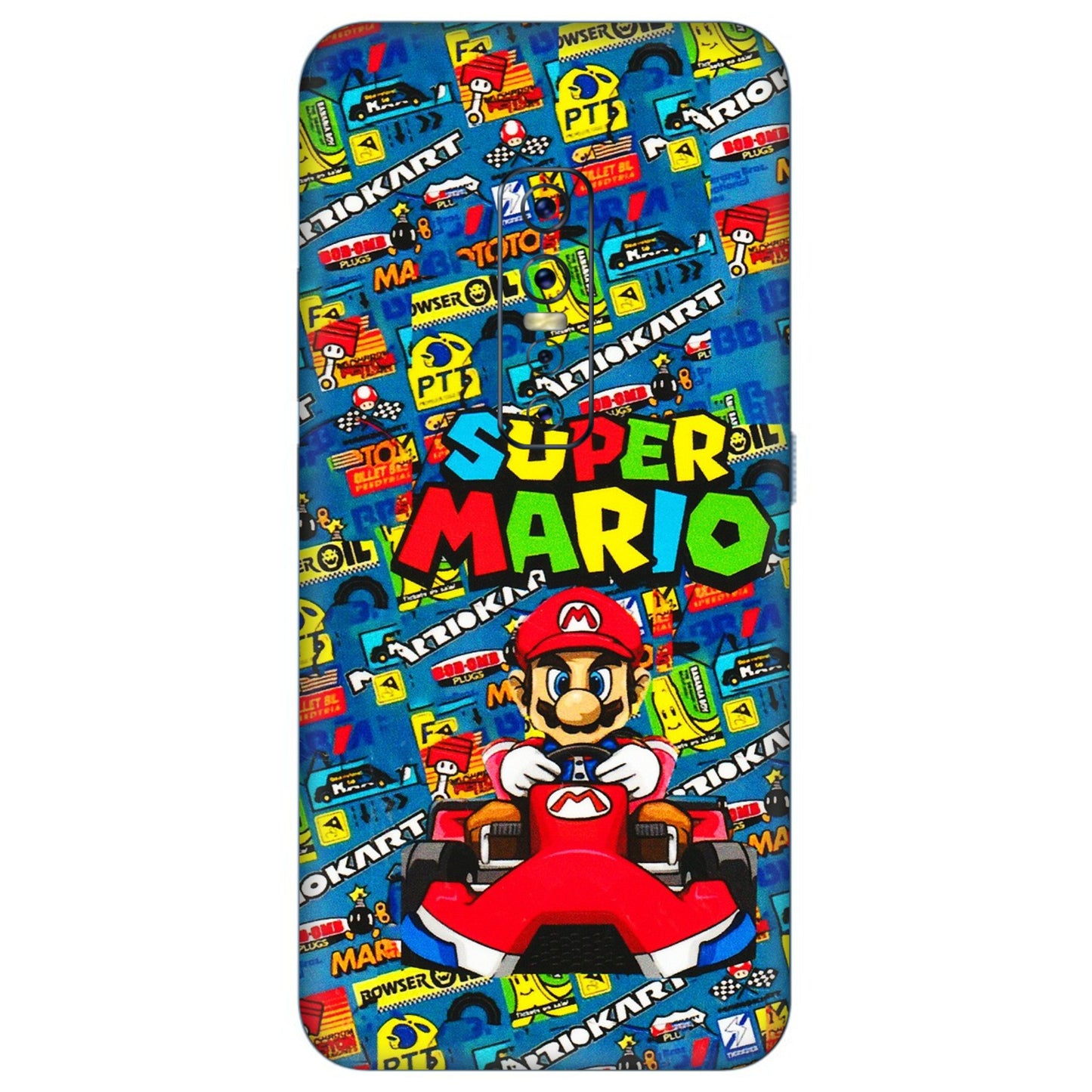 VIVO Z/V/X/T/U/S Series Phone Skins (All Models) - Super Mario Kart - 3D Embossed Finish (L-140) Vivo V17 Pro