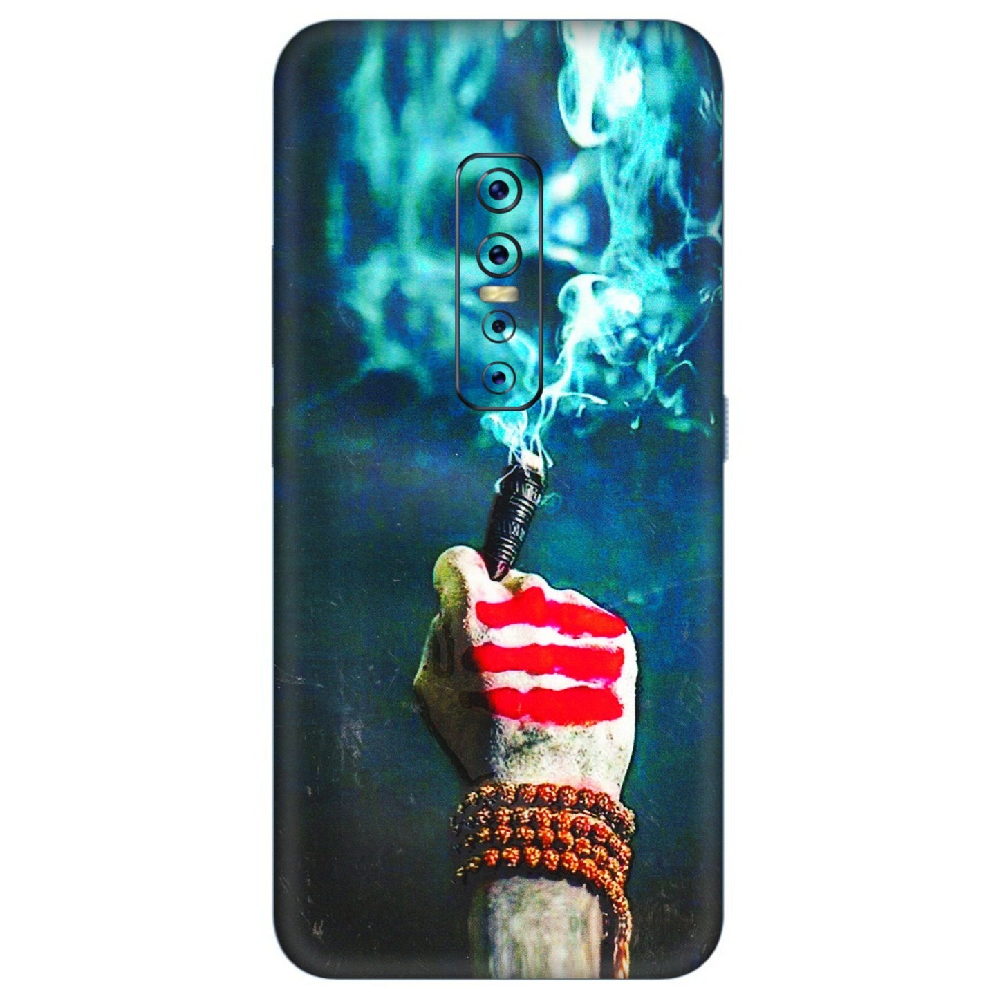 VIVO Z/V/X/T/U/S Series Phone Skins (All Models) - Mahadev Bhakt - 3D Embossed Finish (L-146) Vivo V17 Pro
