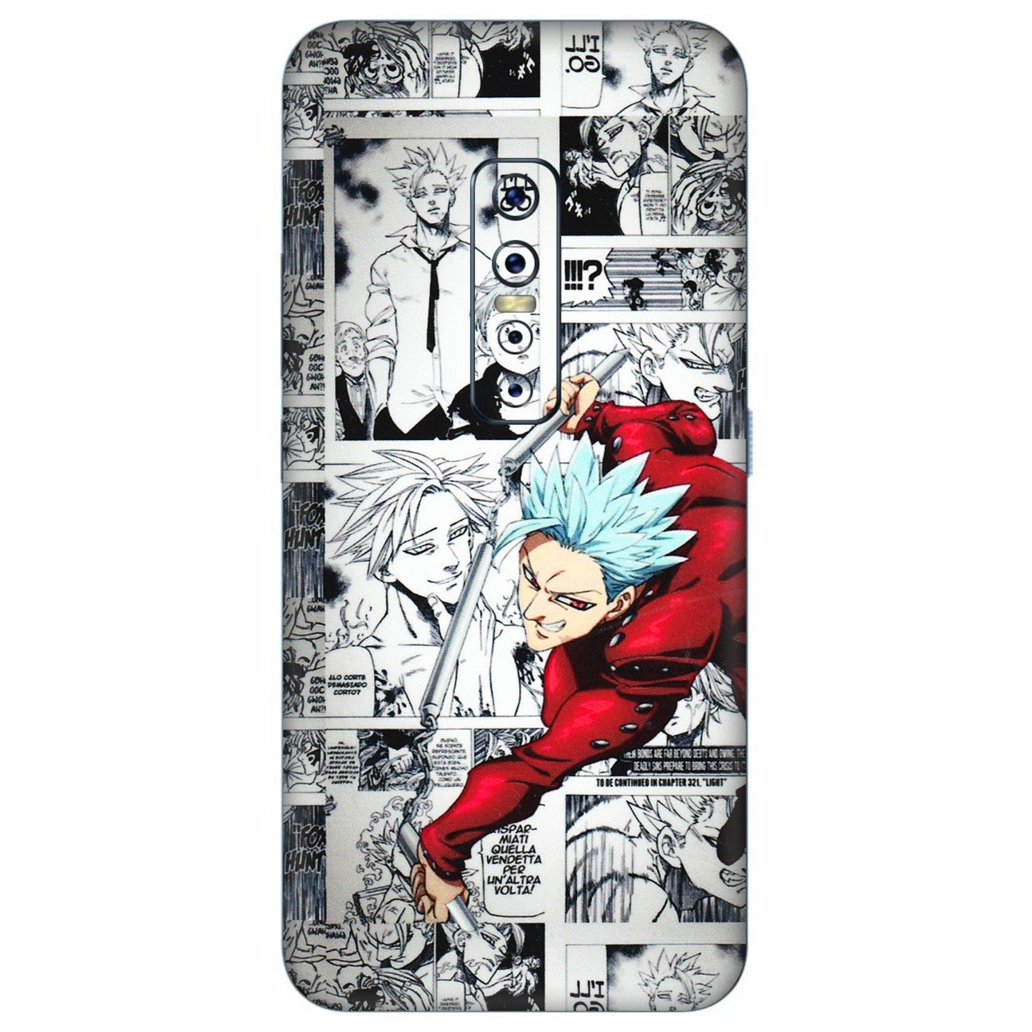 VIVO Z/V/X/T/U/S Series Phone Skins (All Models) - Anime Comic - 3D Embossed Finish (L-192) Vivo V17 Pro