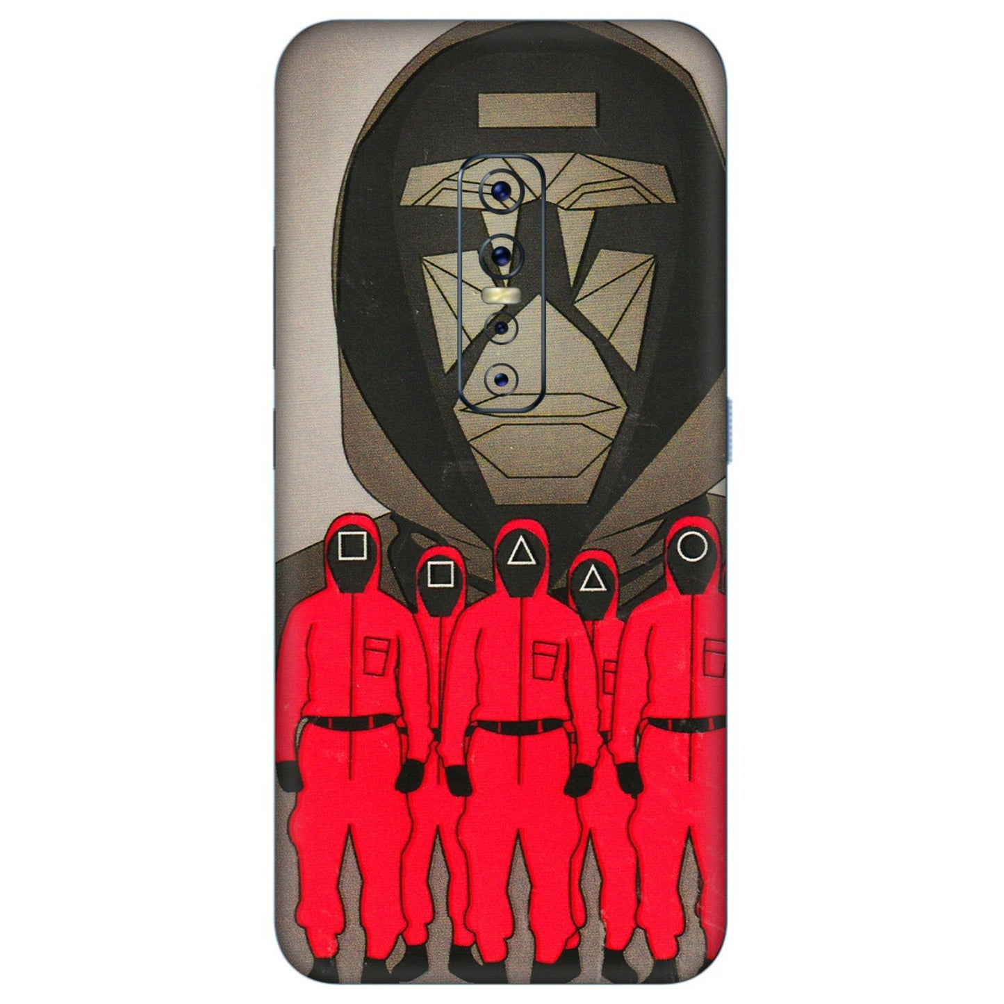 VIVO Z/V/X/T/U/S Series Phone Skins (All Models) - Squid Game Hero - 3D Embossed Finish (L-245) Vivo V17 Pro