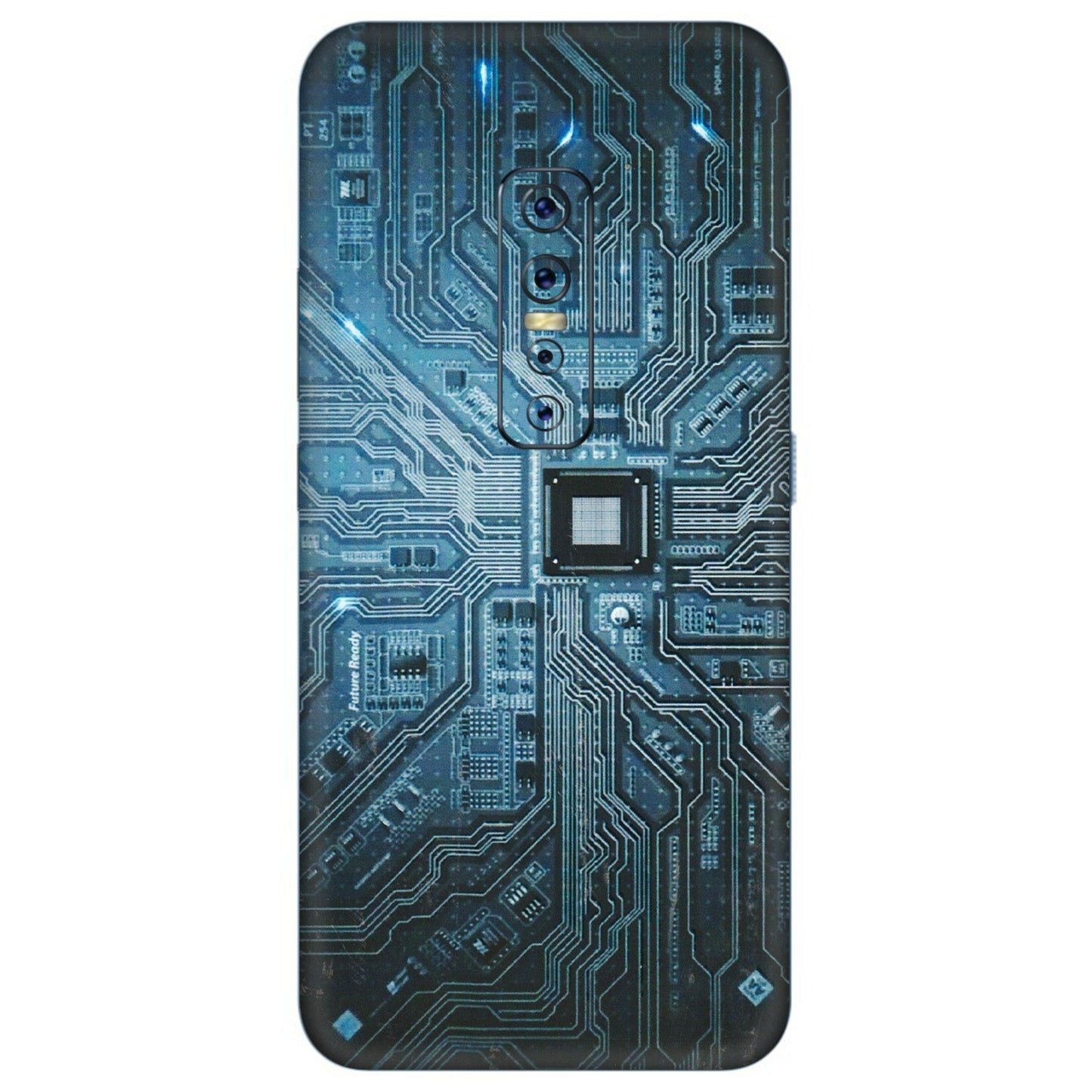 VIVO Z/V/X/T/U/S Series Phone Skins (All Models) - Original Circuit - 3D Embossed Finish (L-267) Vivo V17 Pro