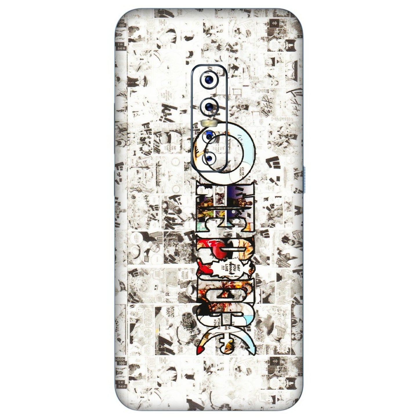 VIVO Z/V/X/T/U/S Series Phone Skins (All Models) - One Piece Manga - 3D Embossed Finish (L-26) Vivo V17 Pro