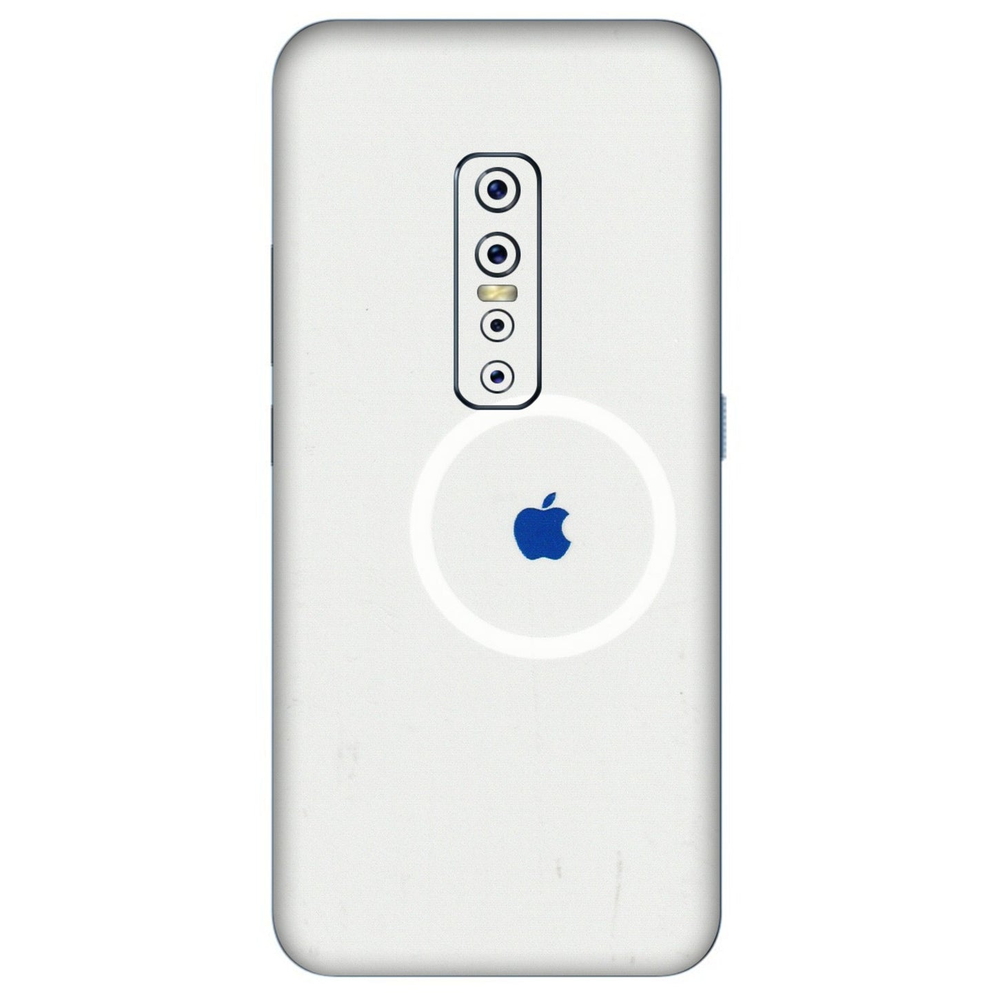 VIVO Z/V/X/T/U/S Series Phone Skins (All Models) - iPhone Magsafe Logo - 3D Embossed Finish (L-320) Vivo V17 Pro