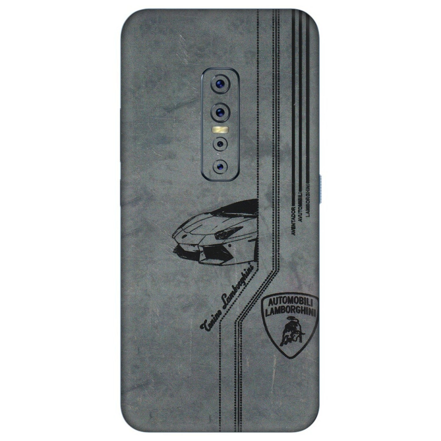 VIVO Z/V/X/T/U/S Series Phone Skins (All Models) - New Lamborgini Aventador - 3D Embossed Finish (L-321) Vivo V17 Pro