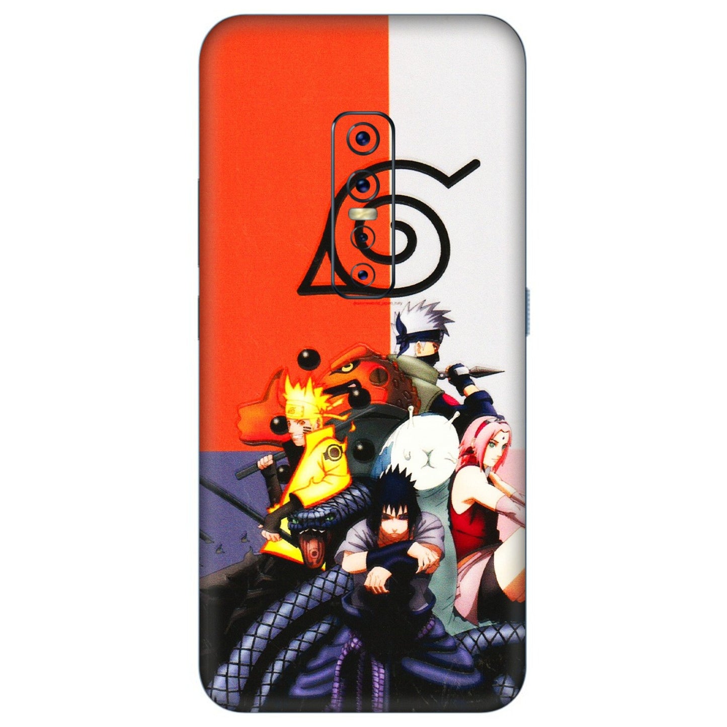VIVO Z/V/X/T/U/S Series Phone Skins (All Models) - Naruto Final Fight - 3D Embossed Finish (L-33) Vivo V17 Pro