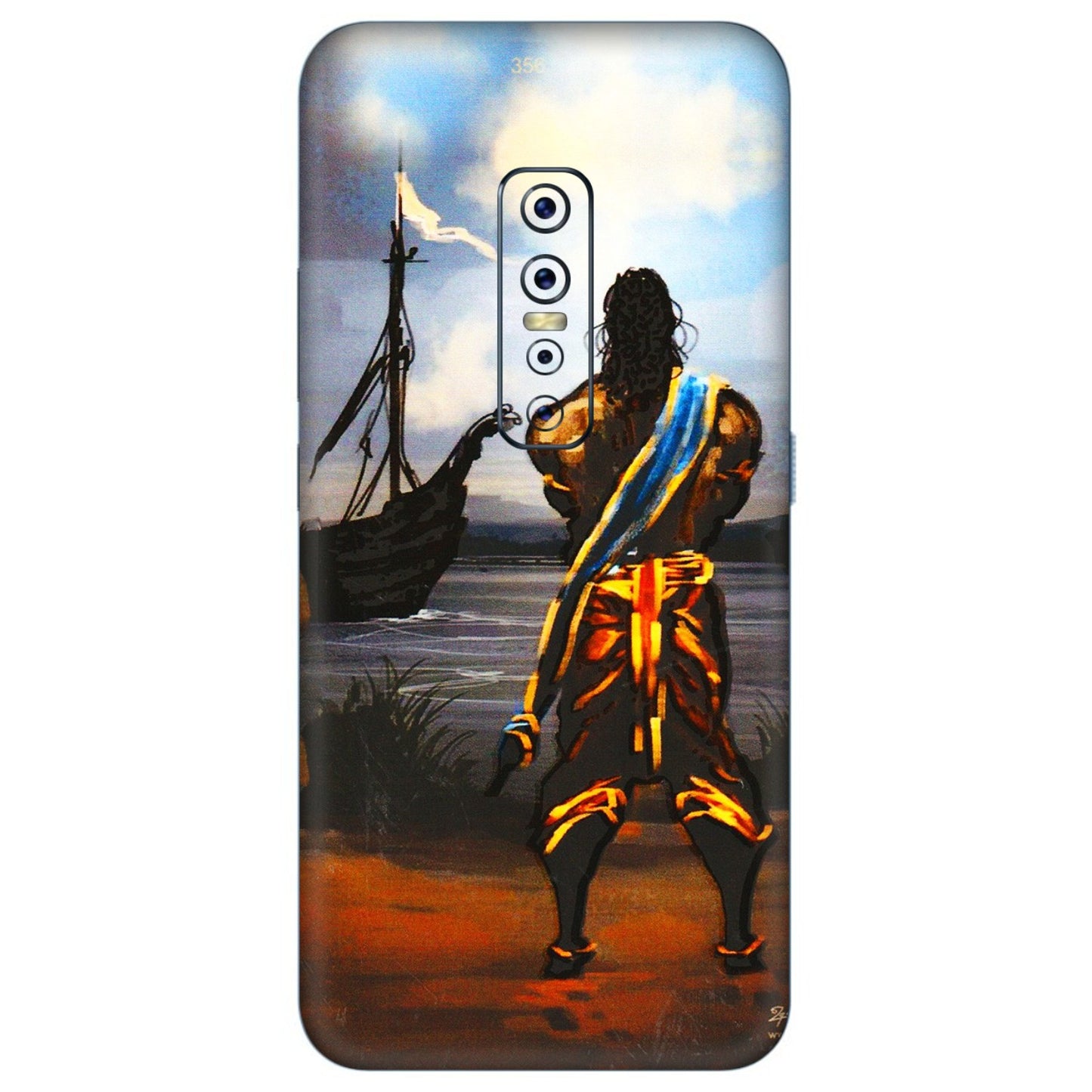VIVO Z/V/X/T/U/S Series Phone Skins (All Models) - Heavenly God Figure - 3D Embossed Finish (L-34) Vivo V17 Pro