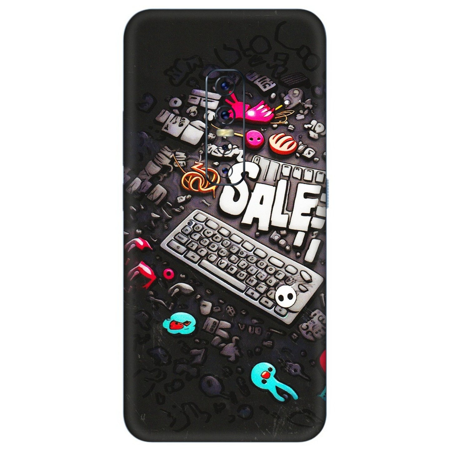 VIVO Z/V/X/T/U/S Series Phone Skins (All Models) - Gadgets Sale - 3D Embossed Finish (L-50) Vivo V17 Pro