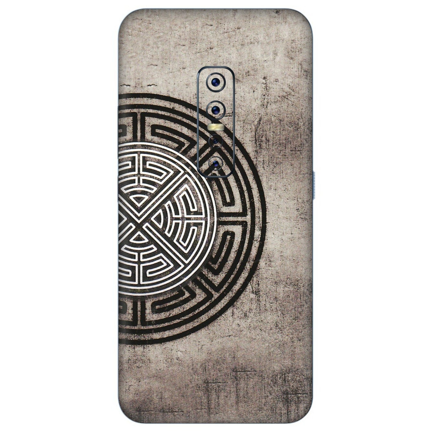VIVO Z/V/X/T/U/S Series Phone Skins (All Models) - Mysterious Circular Design - 3D Embossed Finish (L-63) Vivo V17 Pro