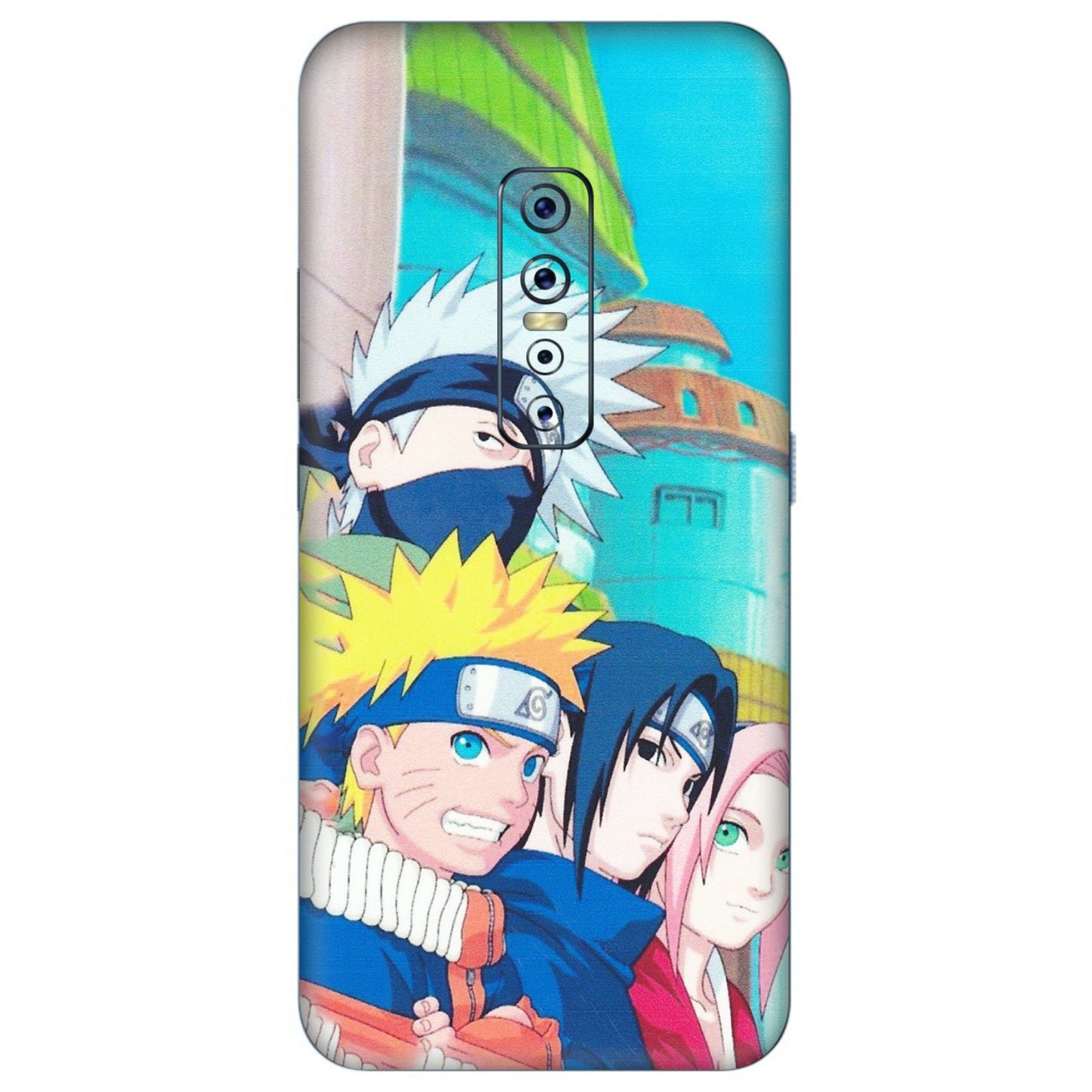 VIVO Z/V/X/T/U/S Series Phone Skins (All Models) - Team Minato And Kakashi - Matte Finish (M-101) Vivo V17 Pro
