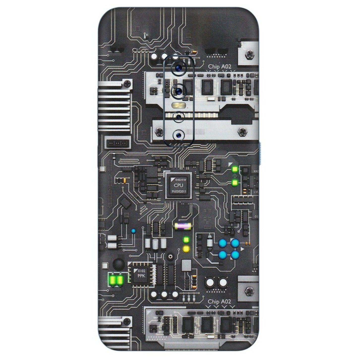 VIVO Z/V/X/T/U/S Series Phone Skins (All Models) - Motherboard Internals - Matte Finish (M-135) Vivo V17 Pro