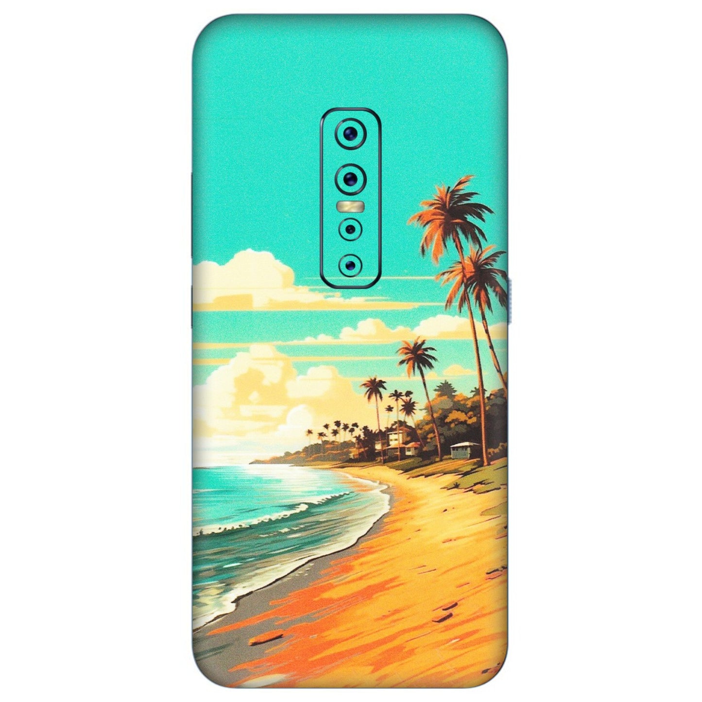 VIVO Z/V/X/T/U/S Series Phone Skins (All Models) - Miami Beach - Matte Finish (M-136) Vivo V17 Pro