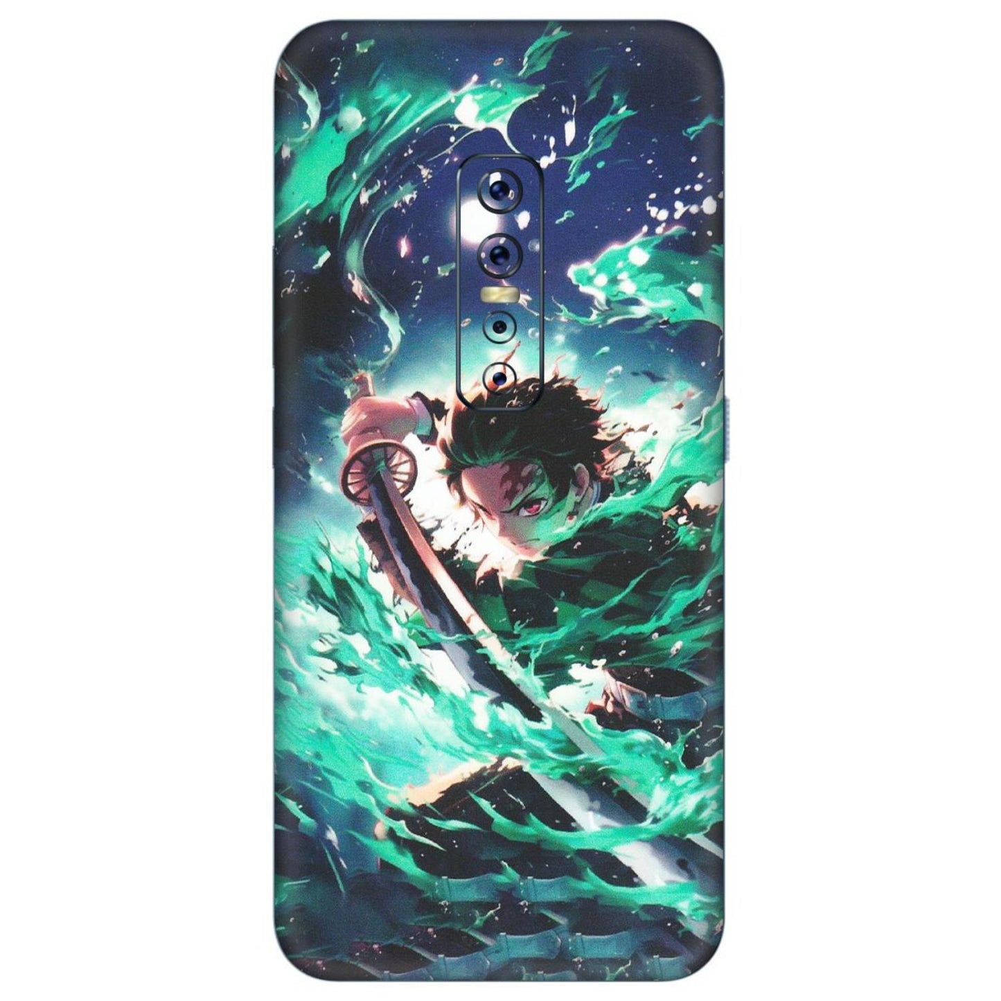 VIVO Z/V/X/T/U/S Series Phone Skins (All Models) - Sword Fighter Anime - Matte Finish (M-29) Vivo V17 Pro