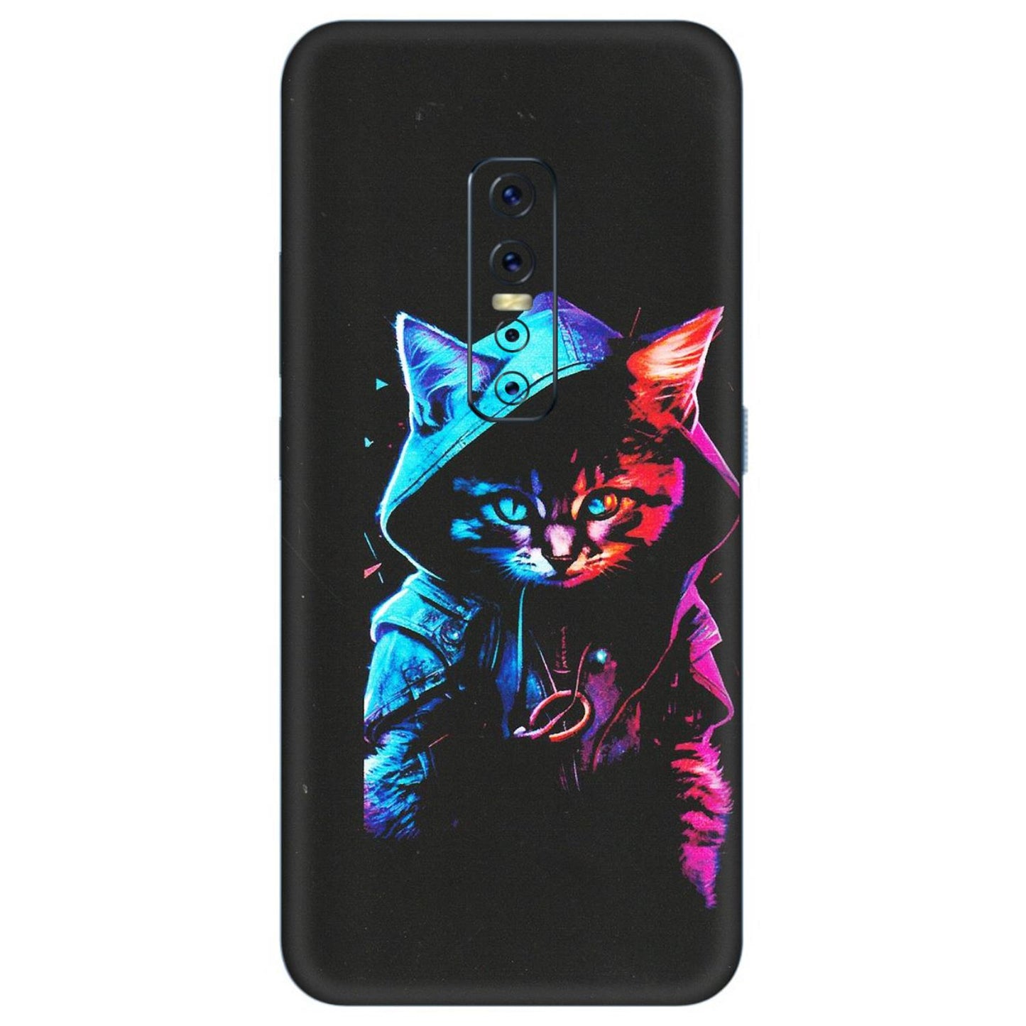 VIVO Z/V/X/T/U/S Series Phone Skins (All Models) - Cyberpunk Cat - Matte Finish (M-45) Vivo V17 Pro