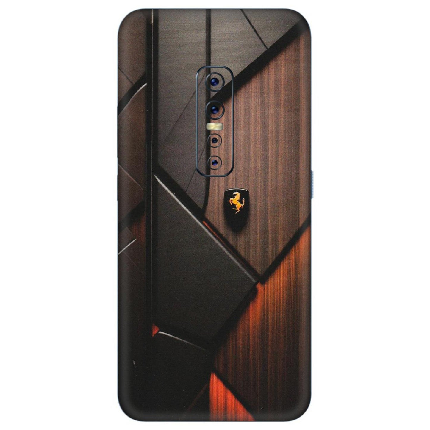 VIVO Z/V/X/T/U/S Series Phone Skins (All Models) - Lambo Beauty Wood Pattern Sober - Matte Finish (M-51) Vivo V17 Pro