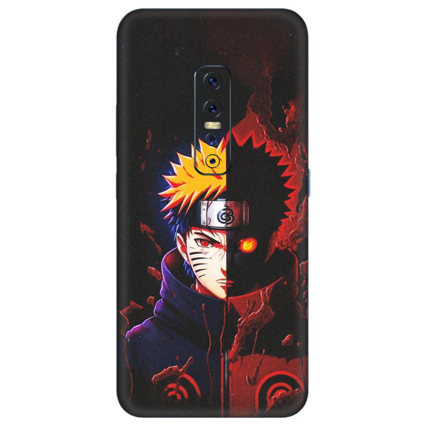 VIVO Z/V/X/T/U/S Series Phone Skins (All Models) - Naruto X Evil - Matte Finish (M-70) Vivo V17 Pro