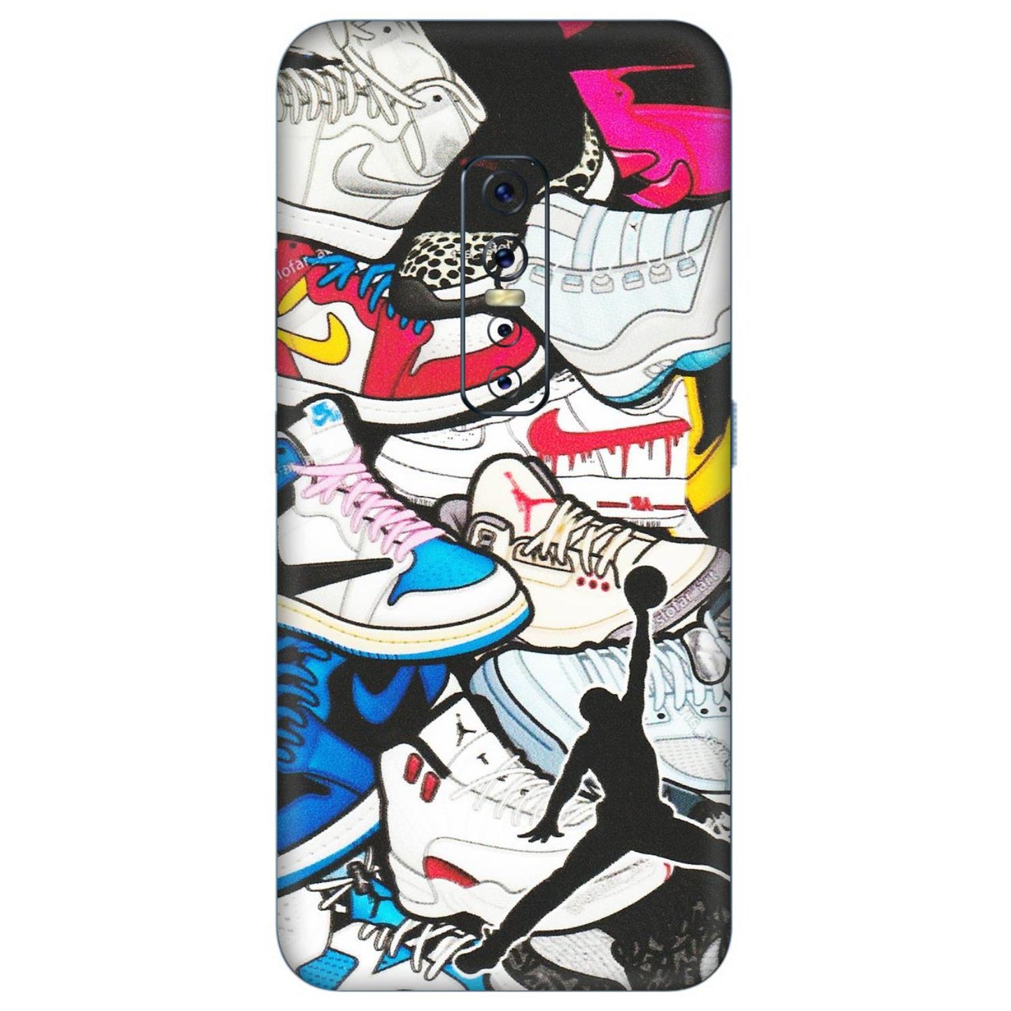 VIVO Z/V/X/T/U/S Series Phone Skins (All Models) - Jordan Sneakers Fan - Matte Finish (M-80) Vivo V17 Pro