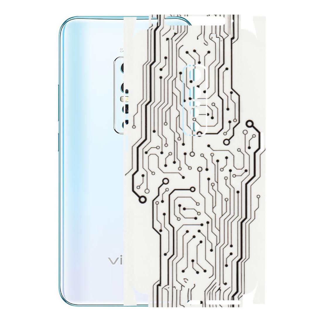 VIVO Z/V/X/T/U/S Series Phone Skins (All Models) - Tech Circuits - Transparent Finish (T-03) Vivo V17 Pro