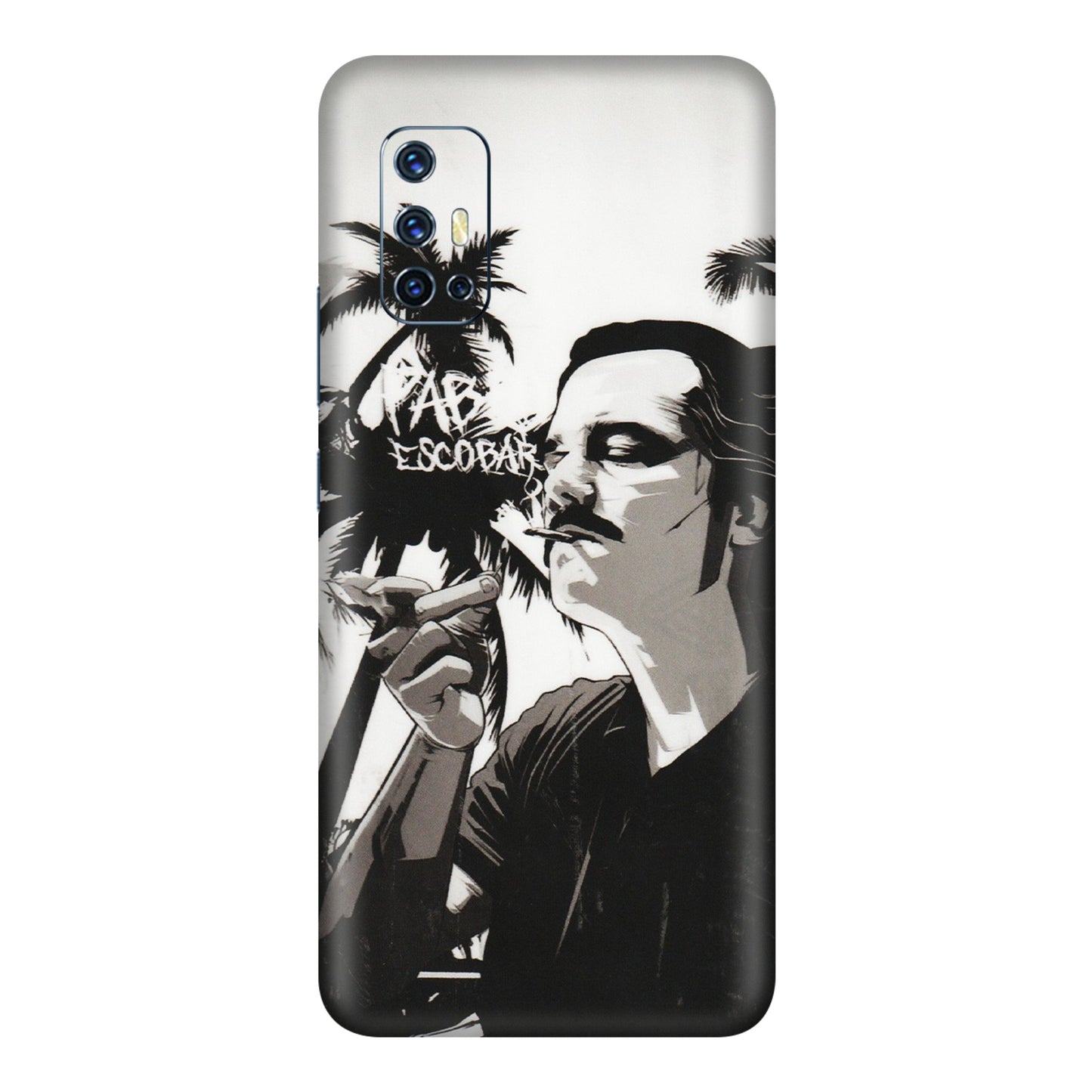 VIVO Z/V/X/T/U/S Series Phone Skins (All Models) - Pab Escobar - Transparent Finish (T-05) Vivo V17