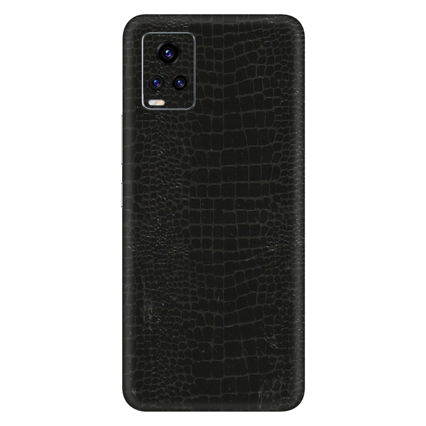 VIVO Z/V/X/T/U/S Series Phone Skins (All Models) - Snake Leather Black - 3D Embossed Finish (L-107) Vivo V20