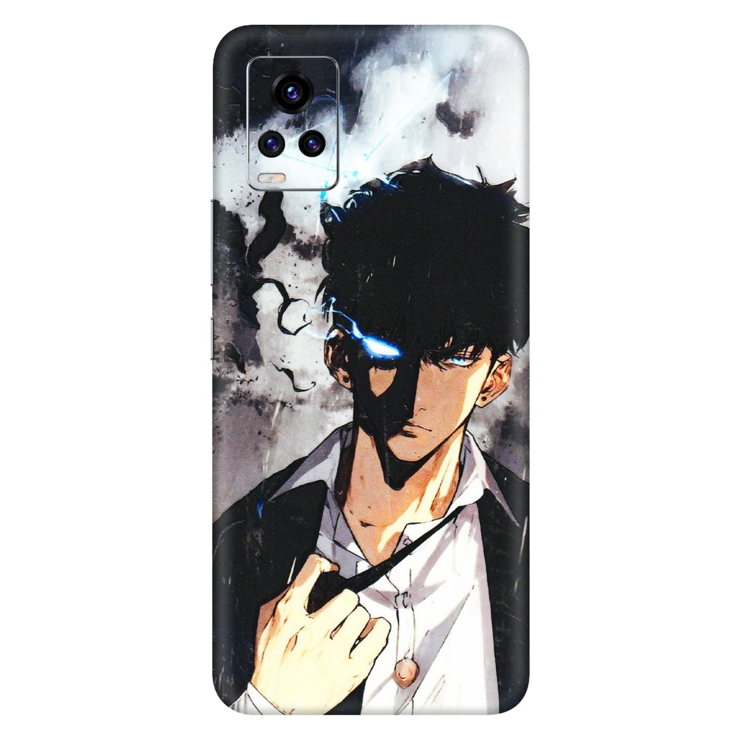 VIVO Z/V/X/T/U/S Series Phone Skins (All Models) - Sung Jinwoo Manhwa Anime - 3D Embossed Finish (L-328) Vivo V20